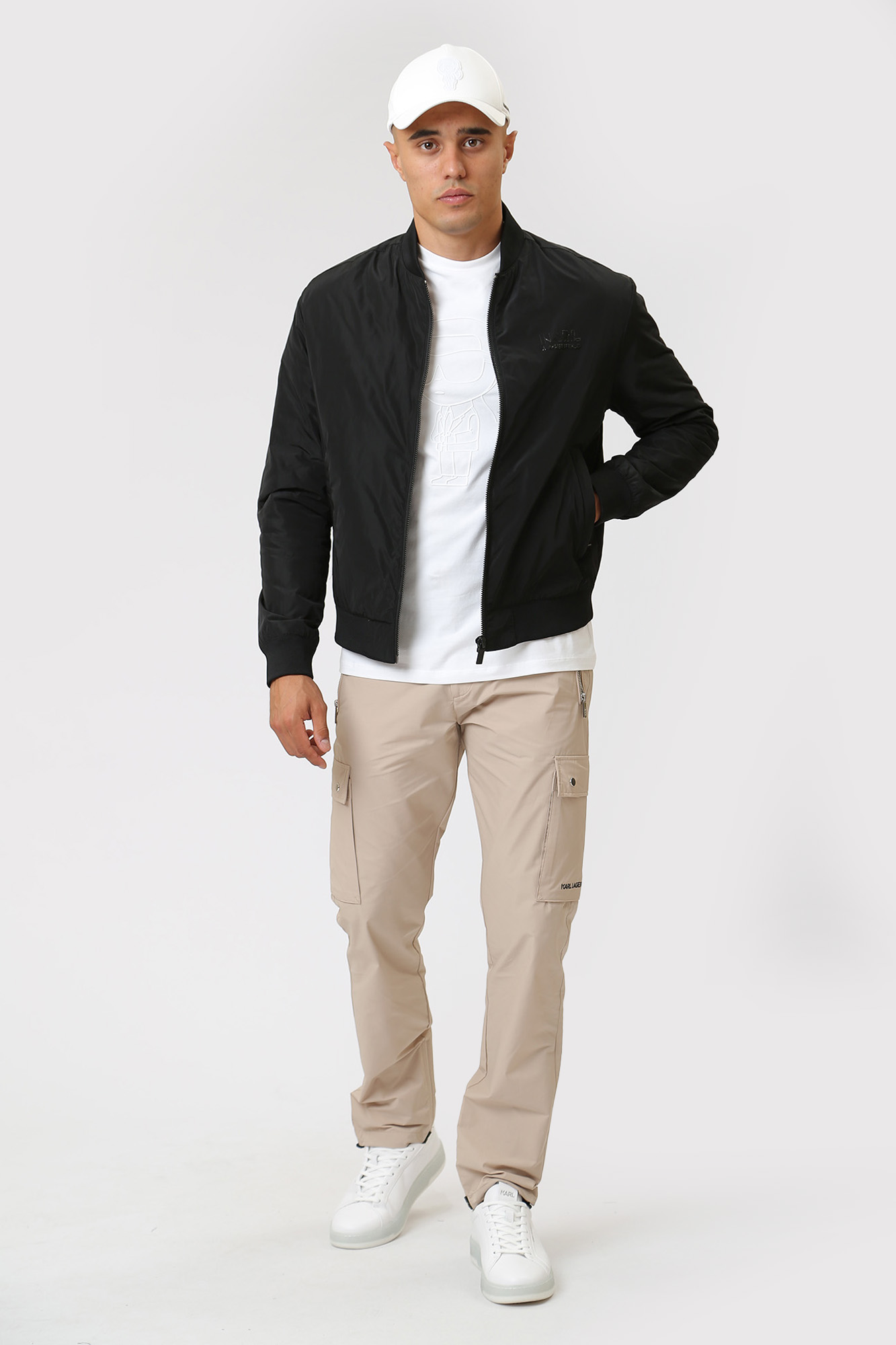 533501_505092 Бомбер Karl Lagerfeld Черный