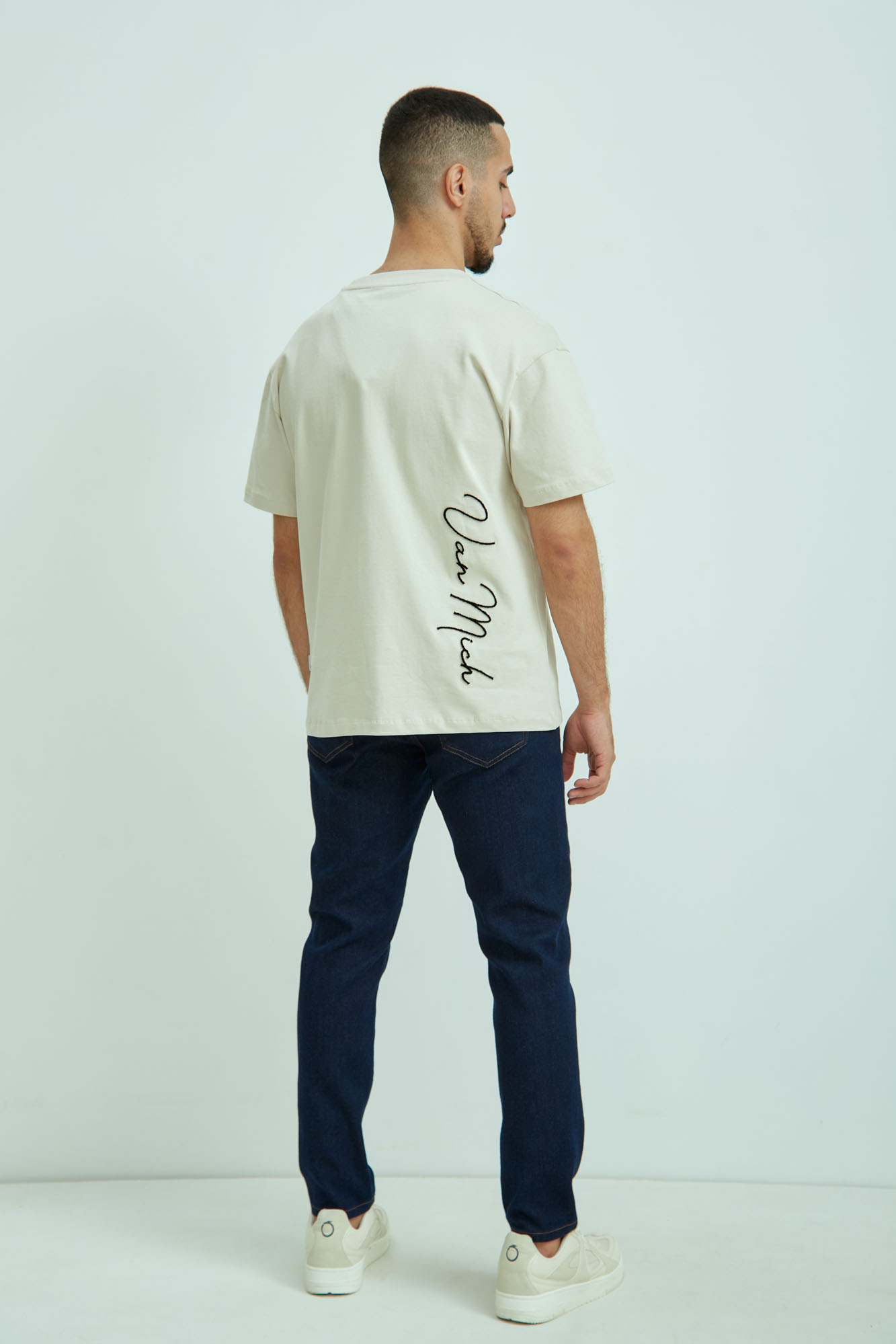 VM-OMA-33-027 Джинсы DAD  Van Mich Синий