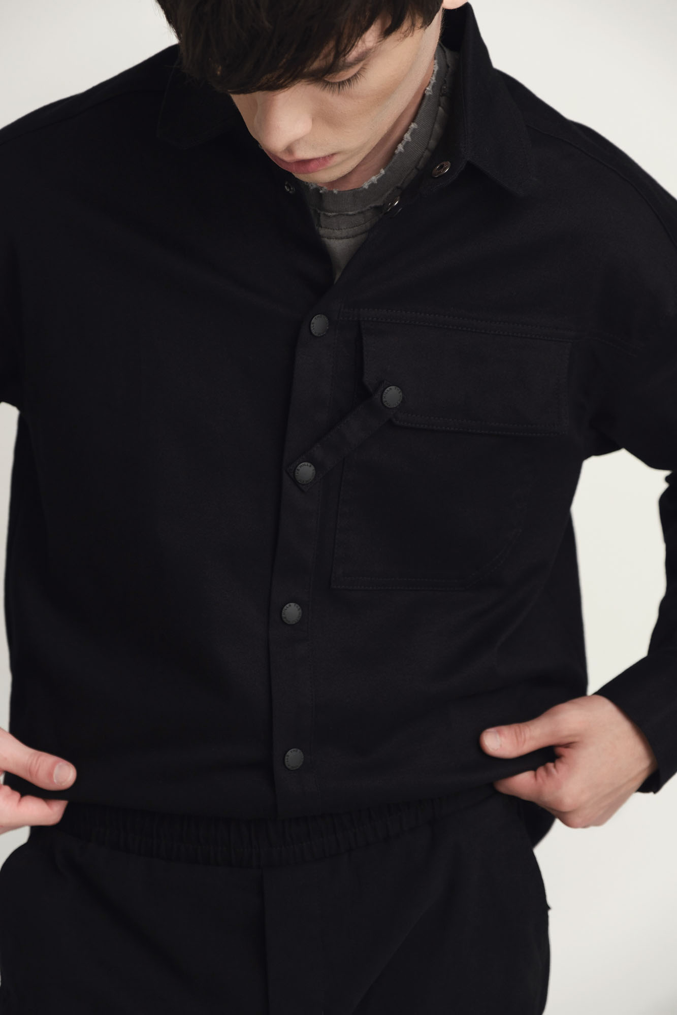 M-242-TH-56-0073 Рубашка с длинным рукавом The Hills Черный