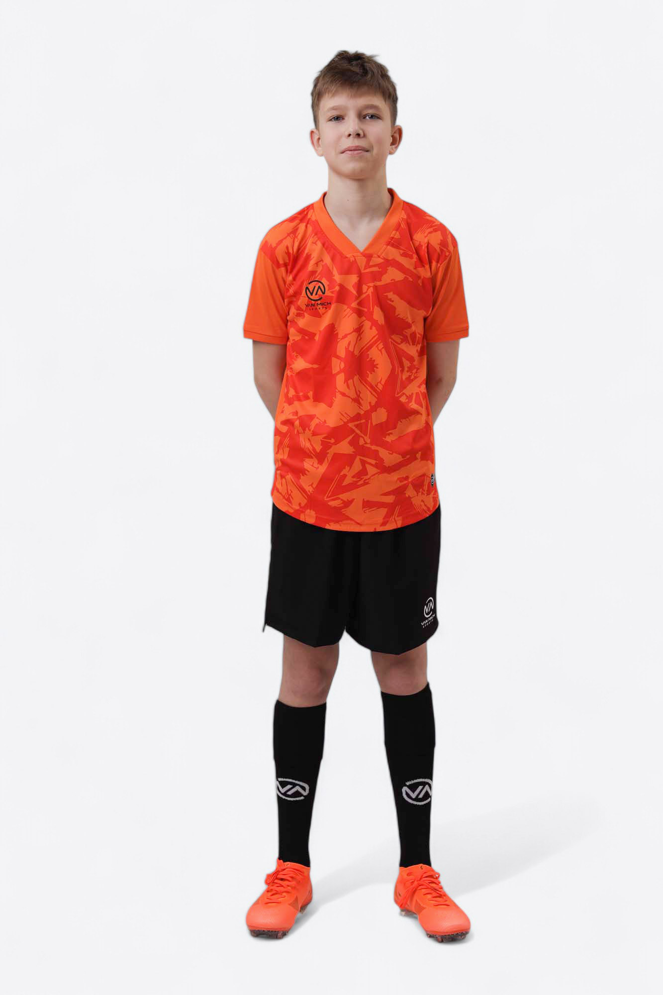 INDJ4299 Футболка игровая Van Mich Sports Оранжевый