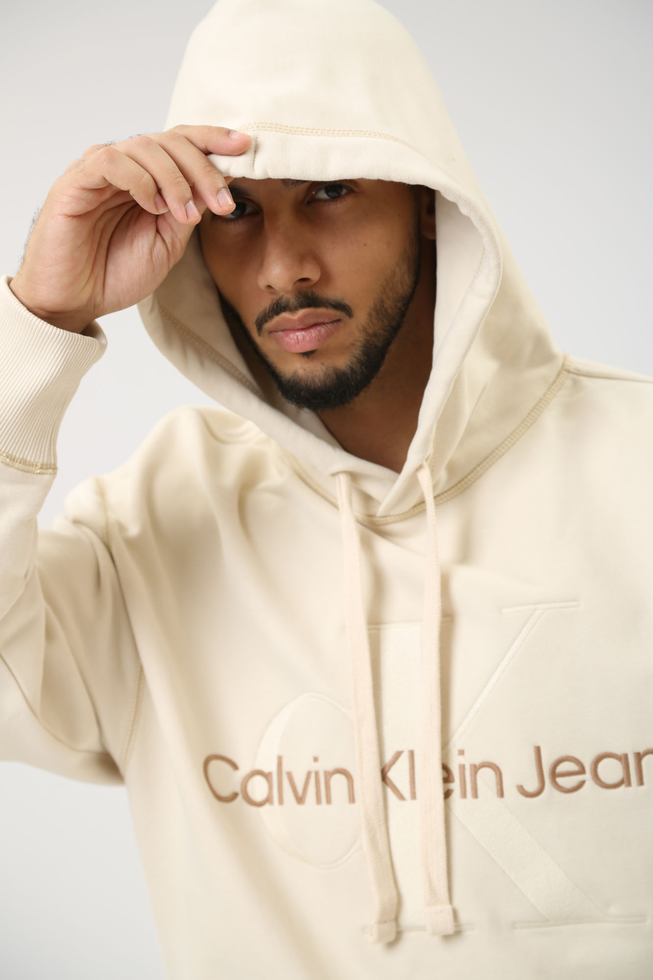 J30J324623 Худи Calvin Klein Jeans Бежевый