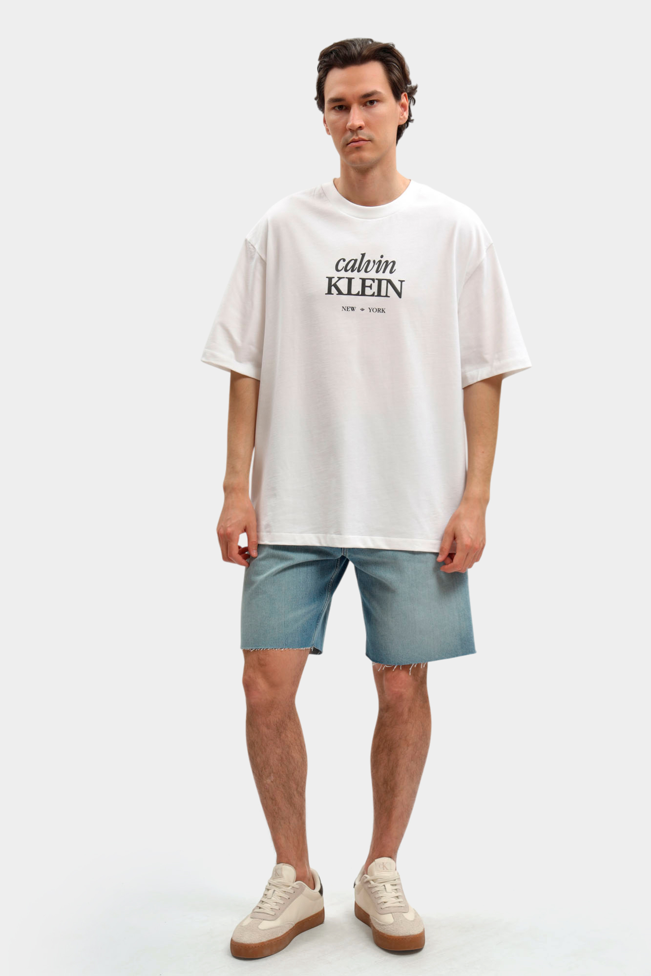 LV04RF795G Шорты джинсовые Calvin Klein Jeans Голубой