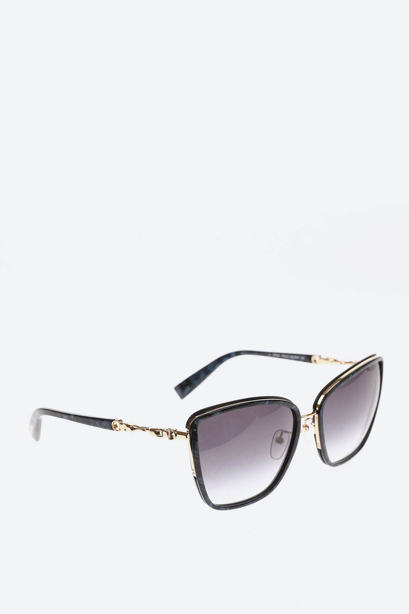 Trussardi-534 Очки с футляром Trussardi Черный
