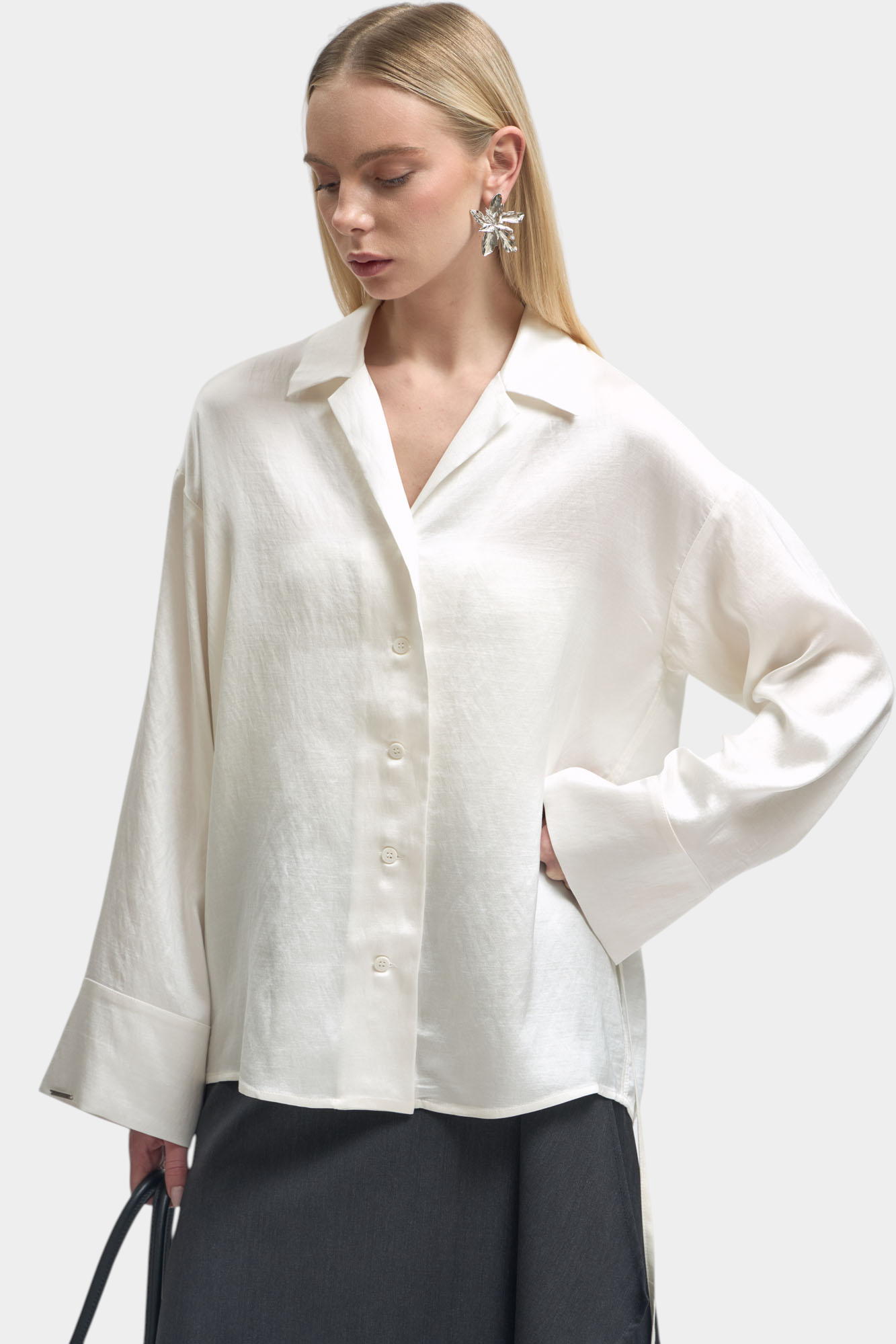 Рубашка The Hills Молочный