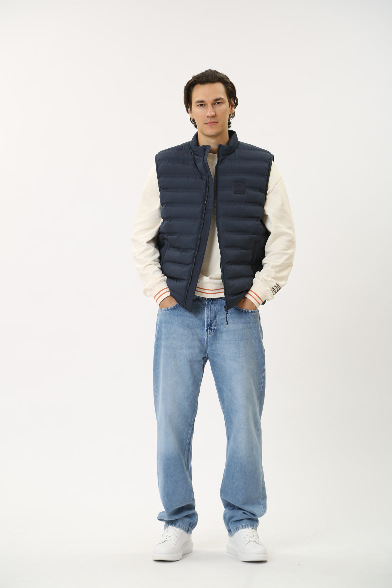 1015601 Жилет утепленный Mustang Синий