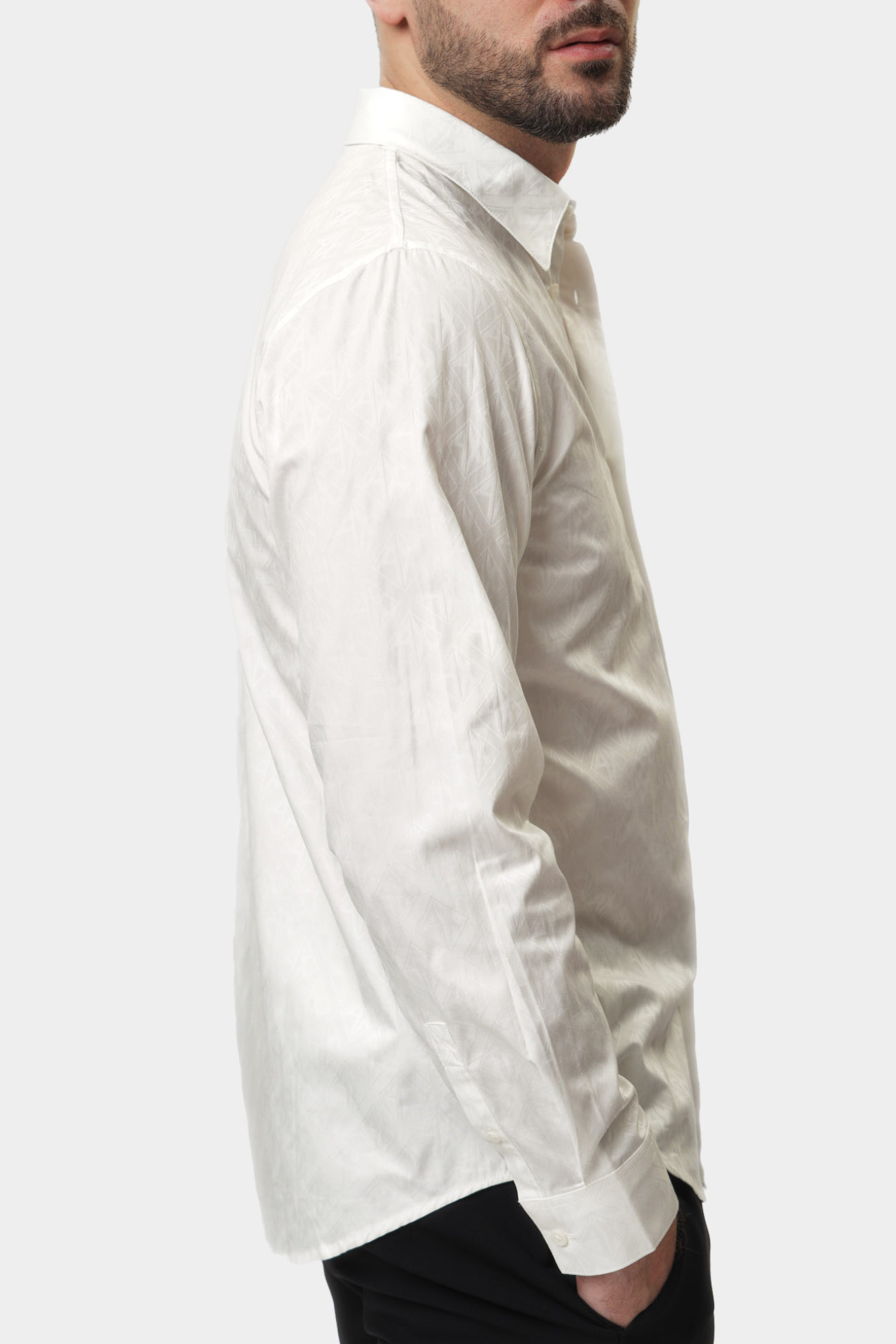 XM000197_AF12179 Рубашка с длинным рукавом Armani Exchange Белый