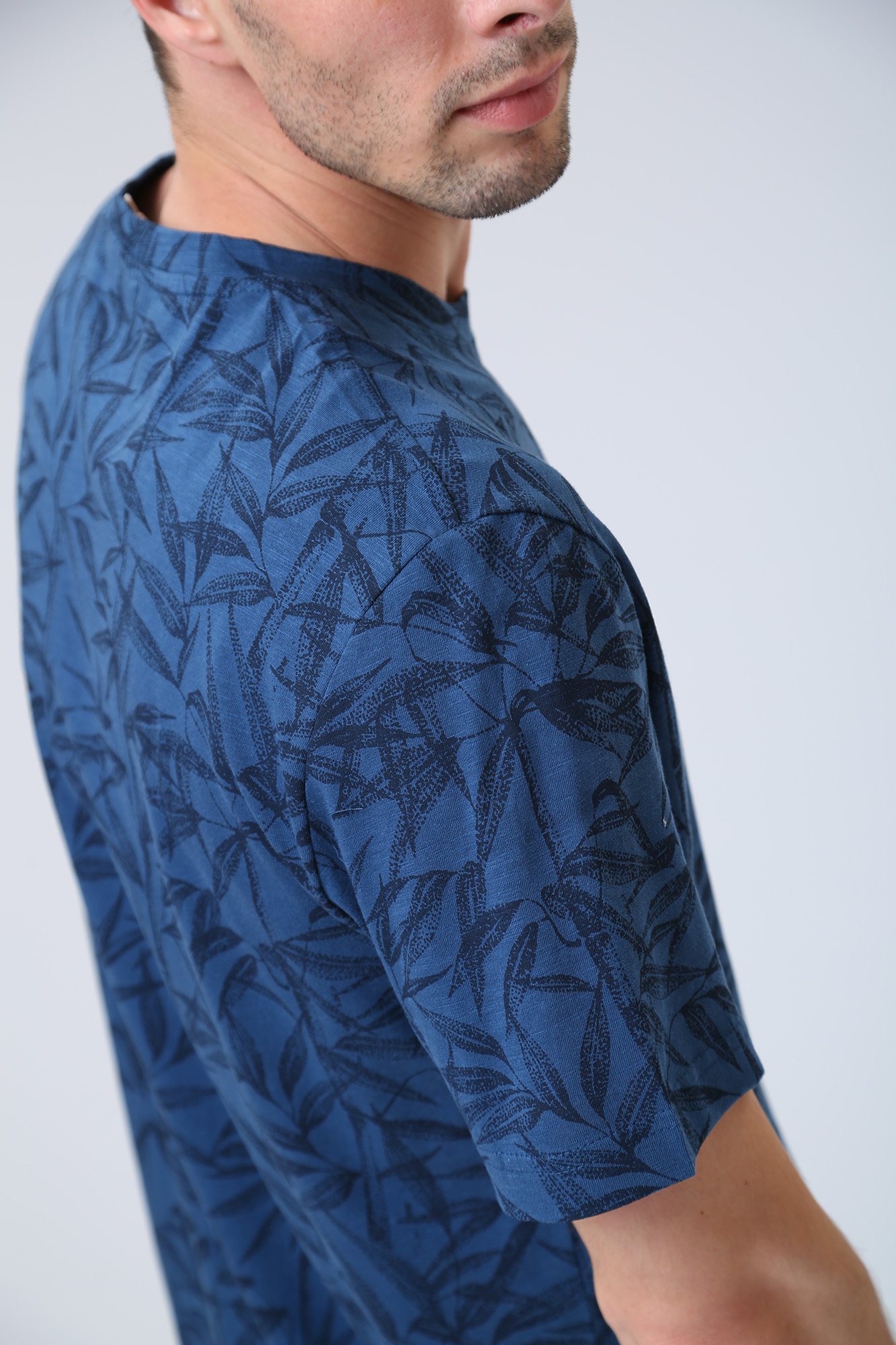 1013832 Футболка Mustang Синий