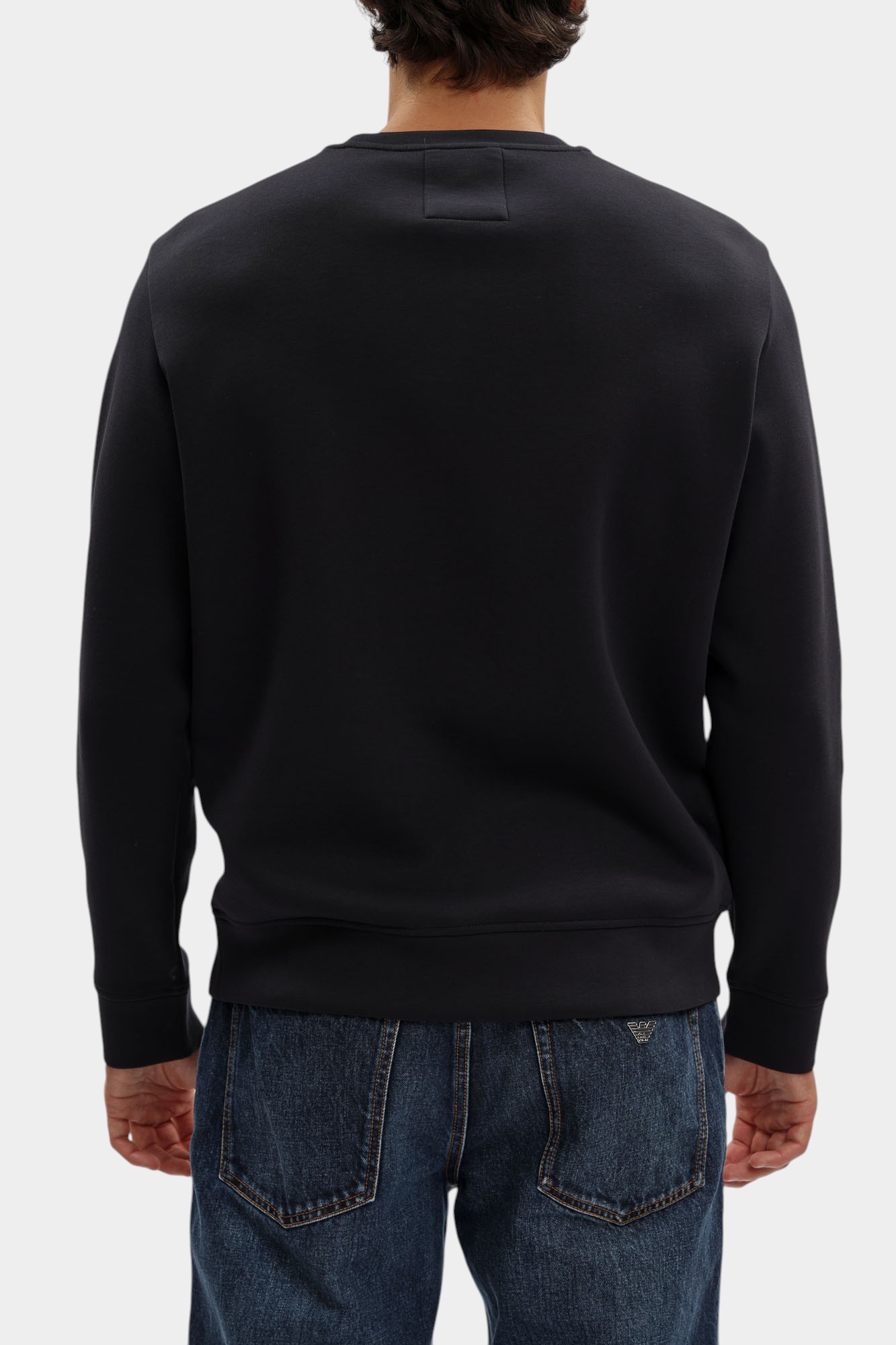 8N1MD1_1JHSZ Свитшот Emporio Armani Голубой