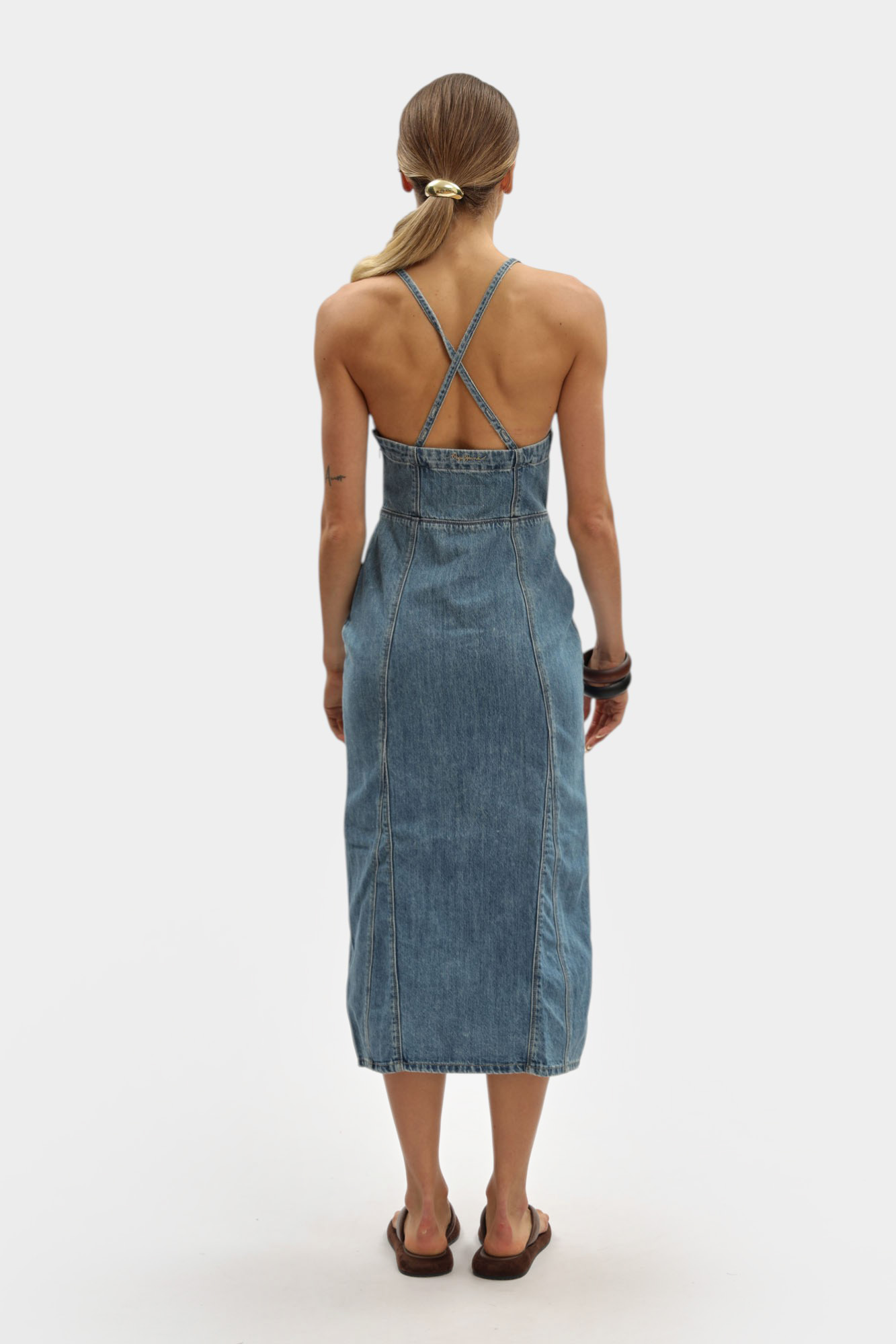 PL953767 платье джинсовое pepe jeans 
