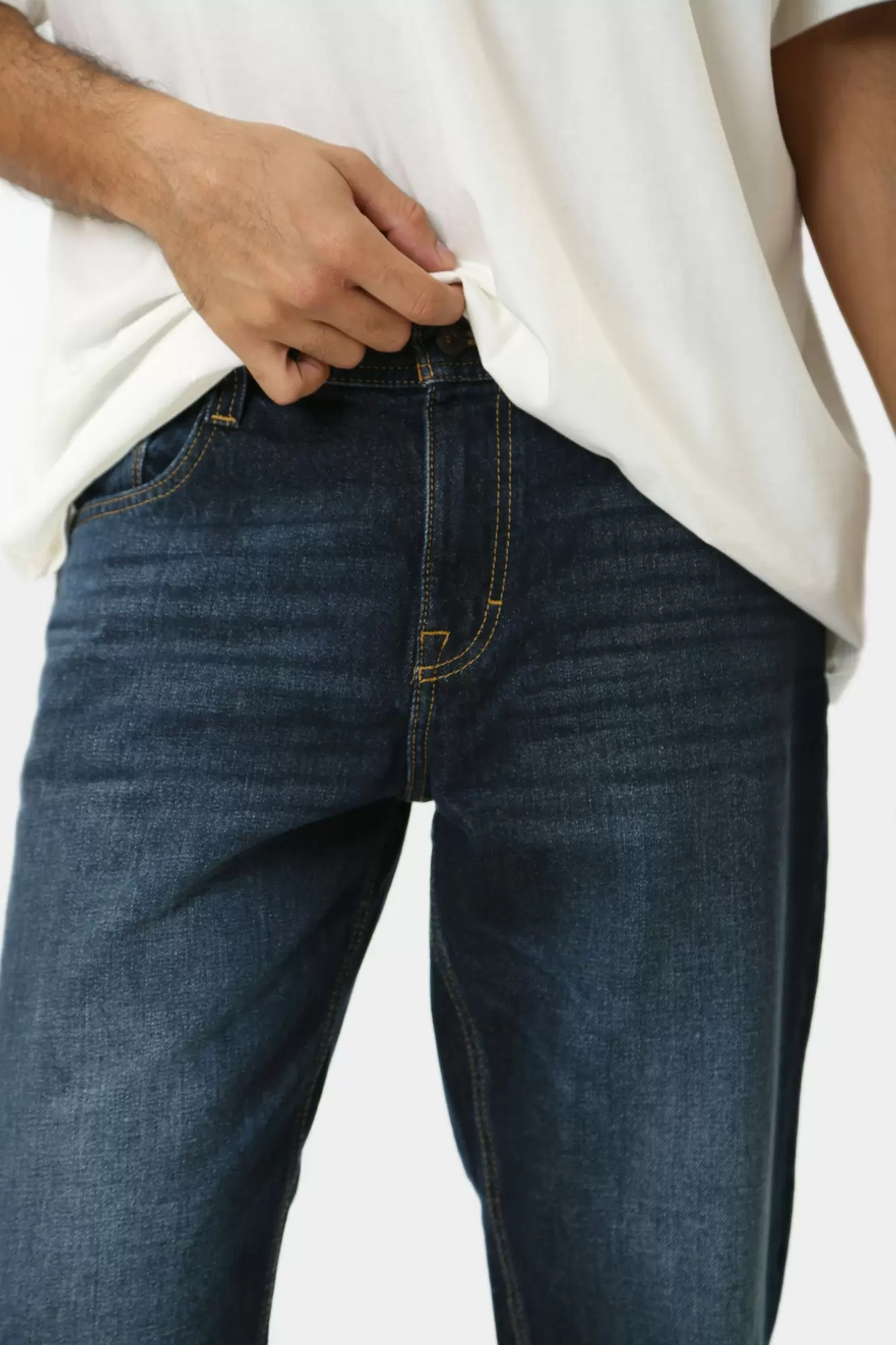 1015511-5000 Брюки джинсовые Mustang Синий