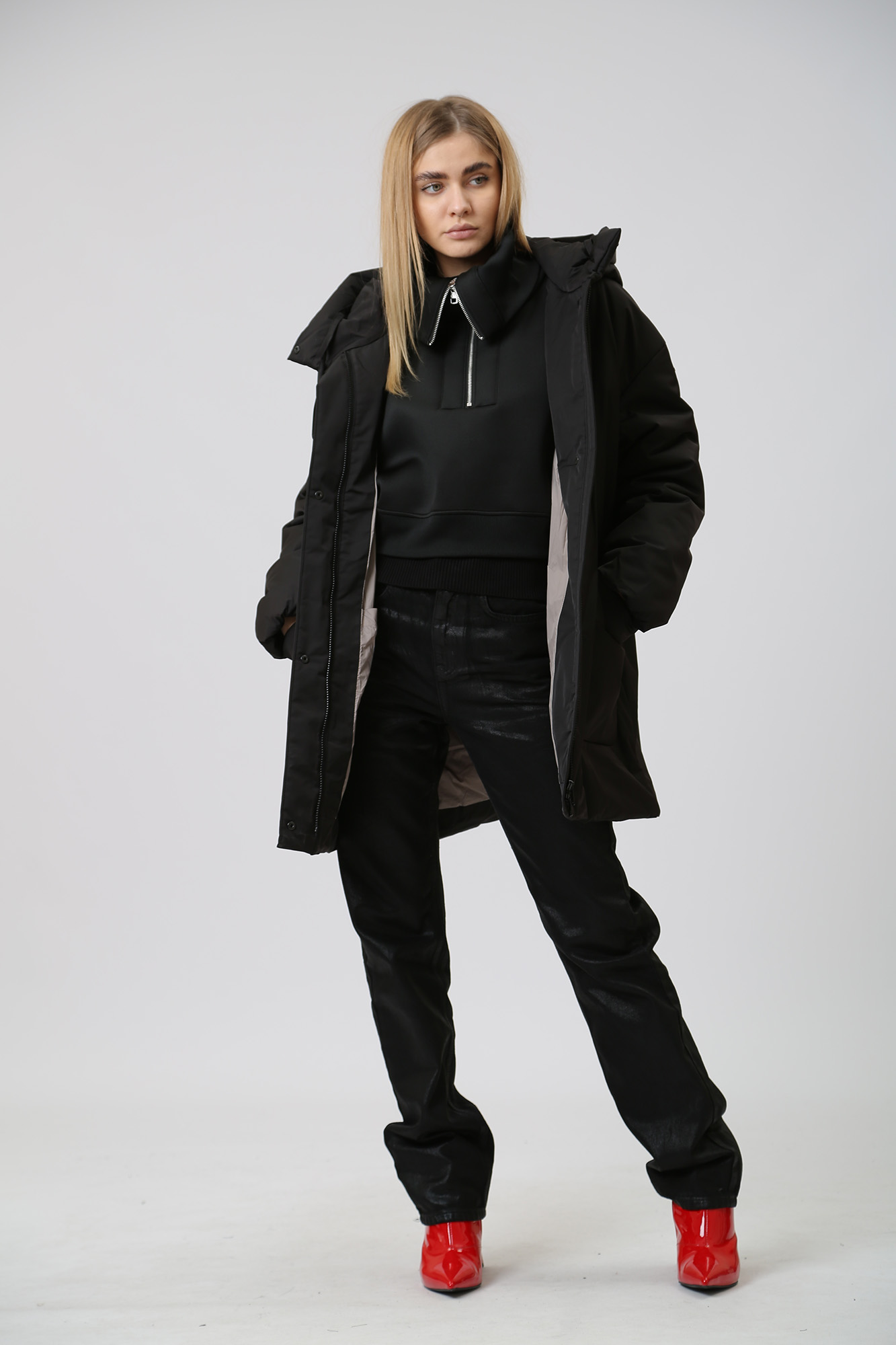 CR1808F23 куртка удлиненная marc cony 