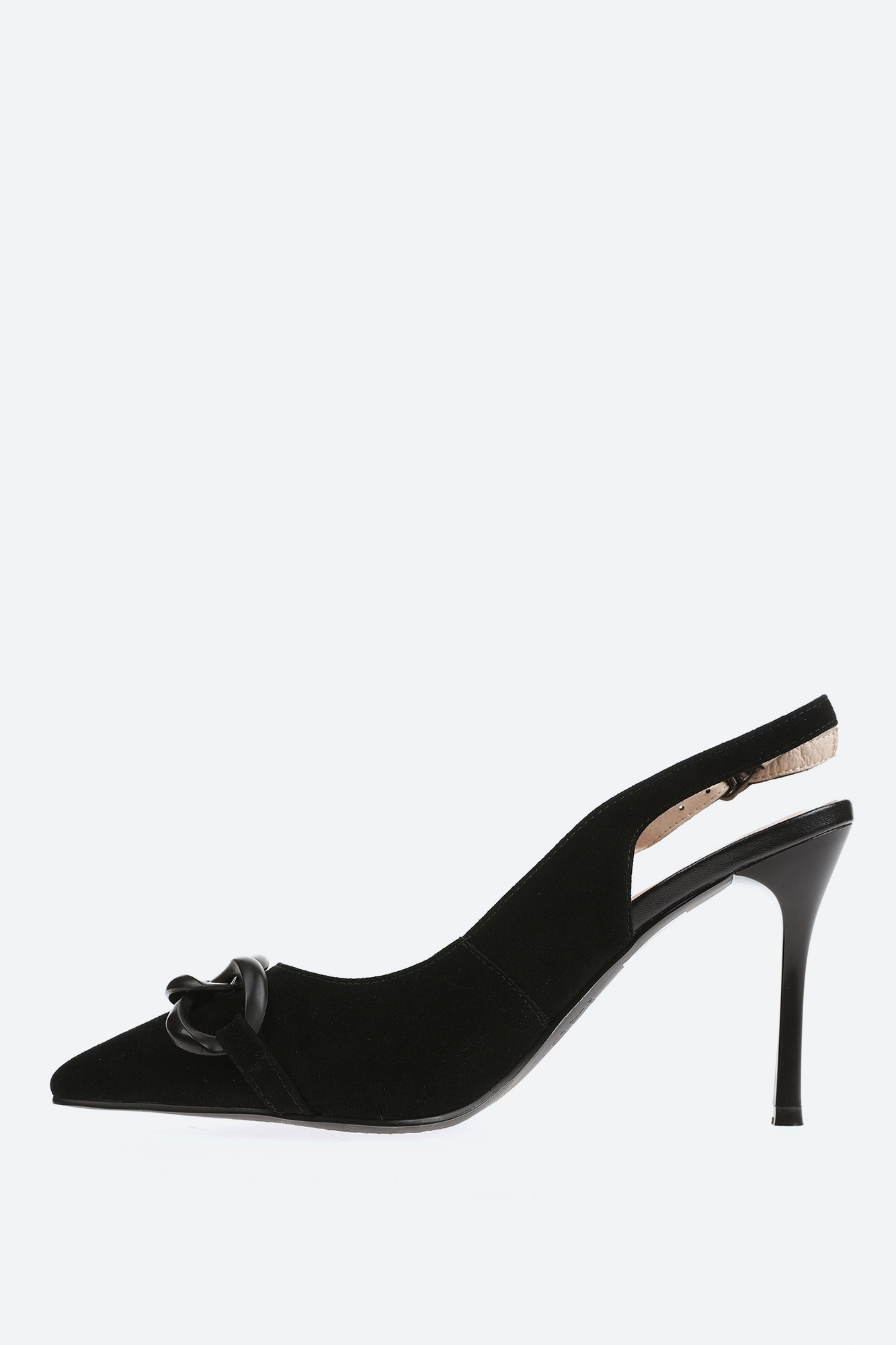 VIC6-17_361A6 Босоножки на каблуке Marc Cony Черный