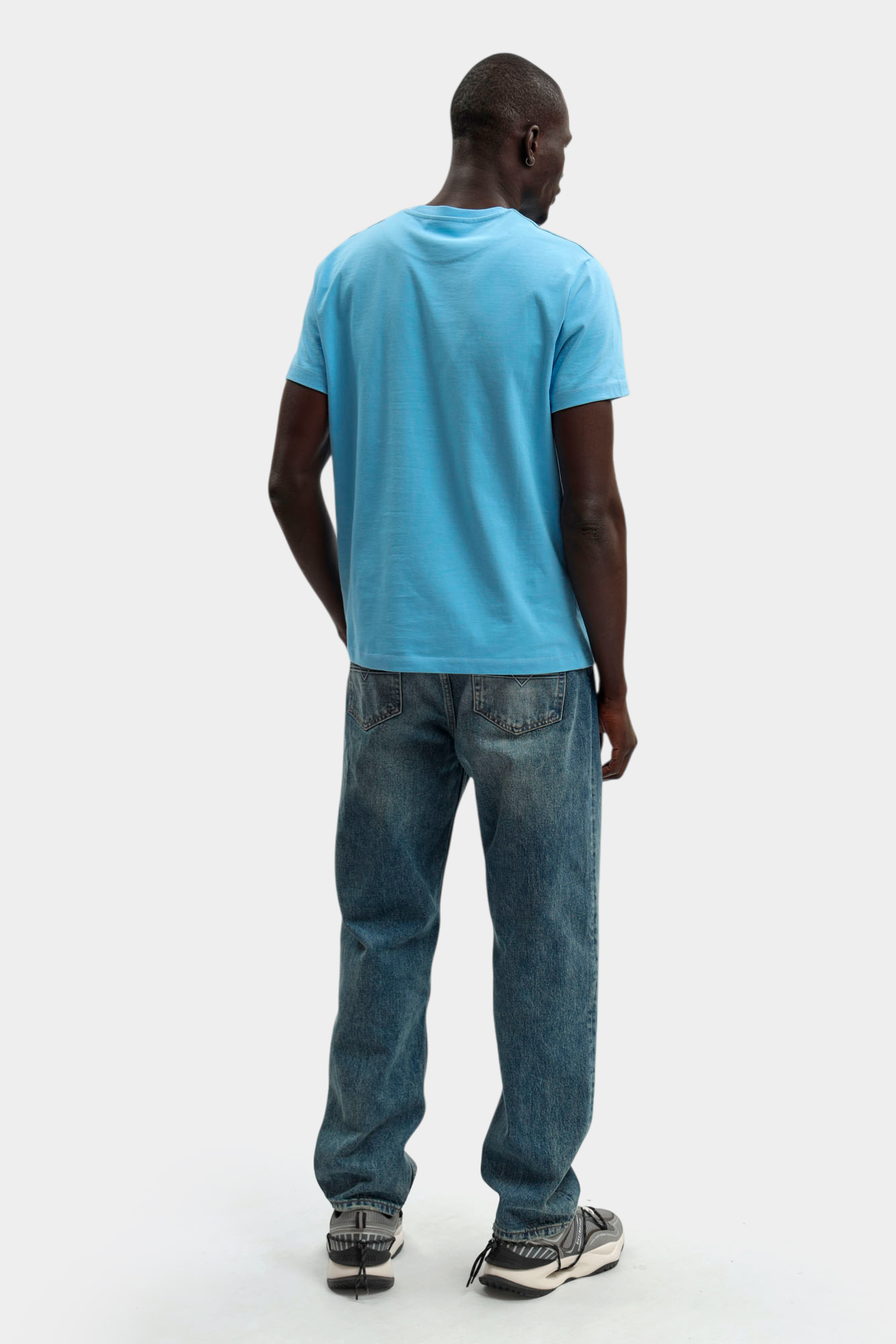 BMT1584 Футболка Bikkembergs Голубой