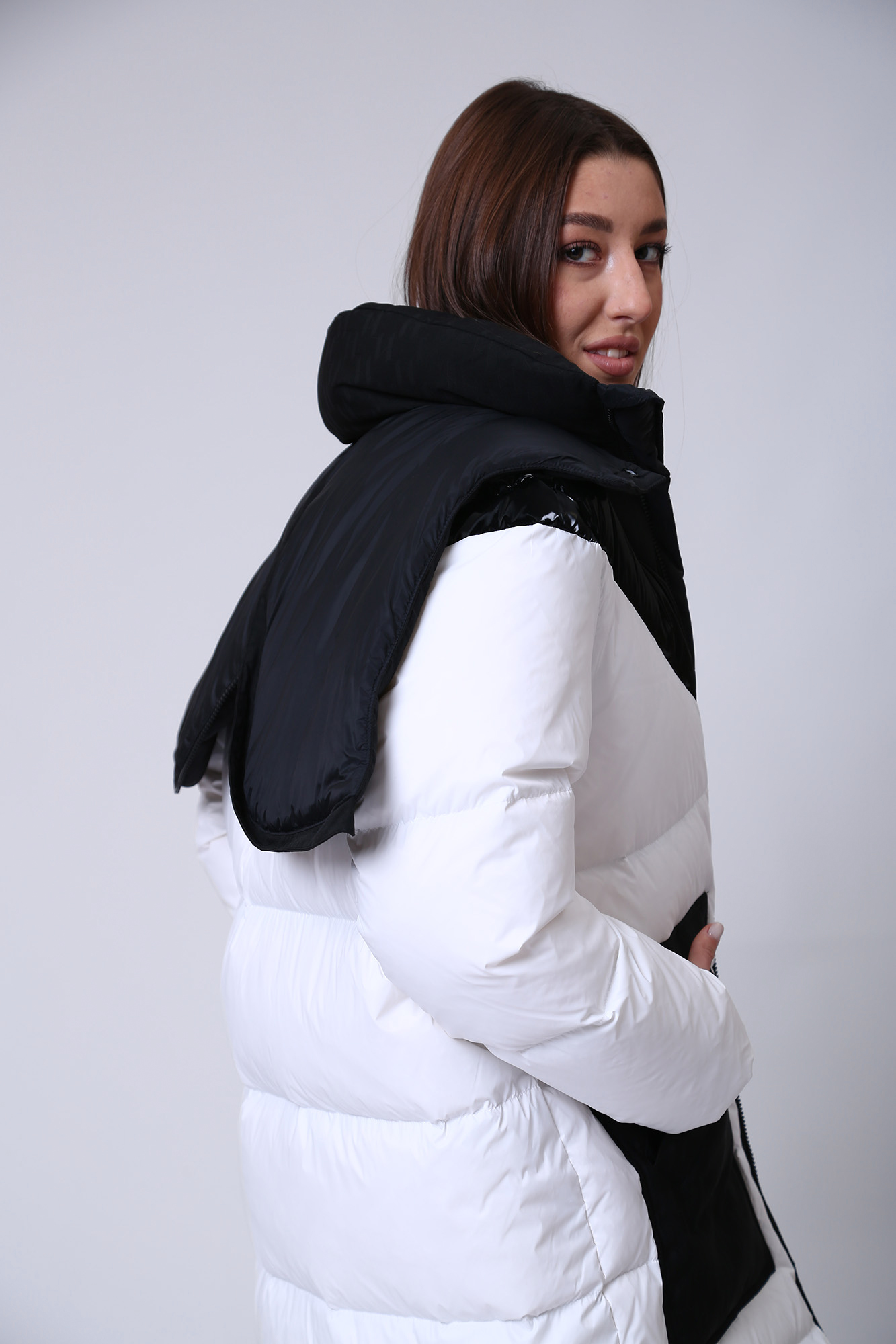 226W1505 куртка пуховая karl lagerfeld 