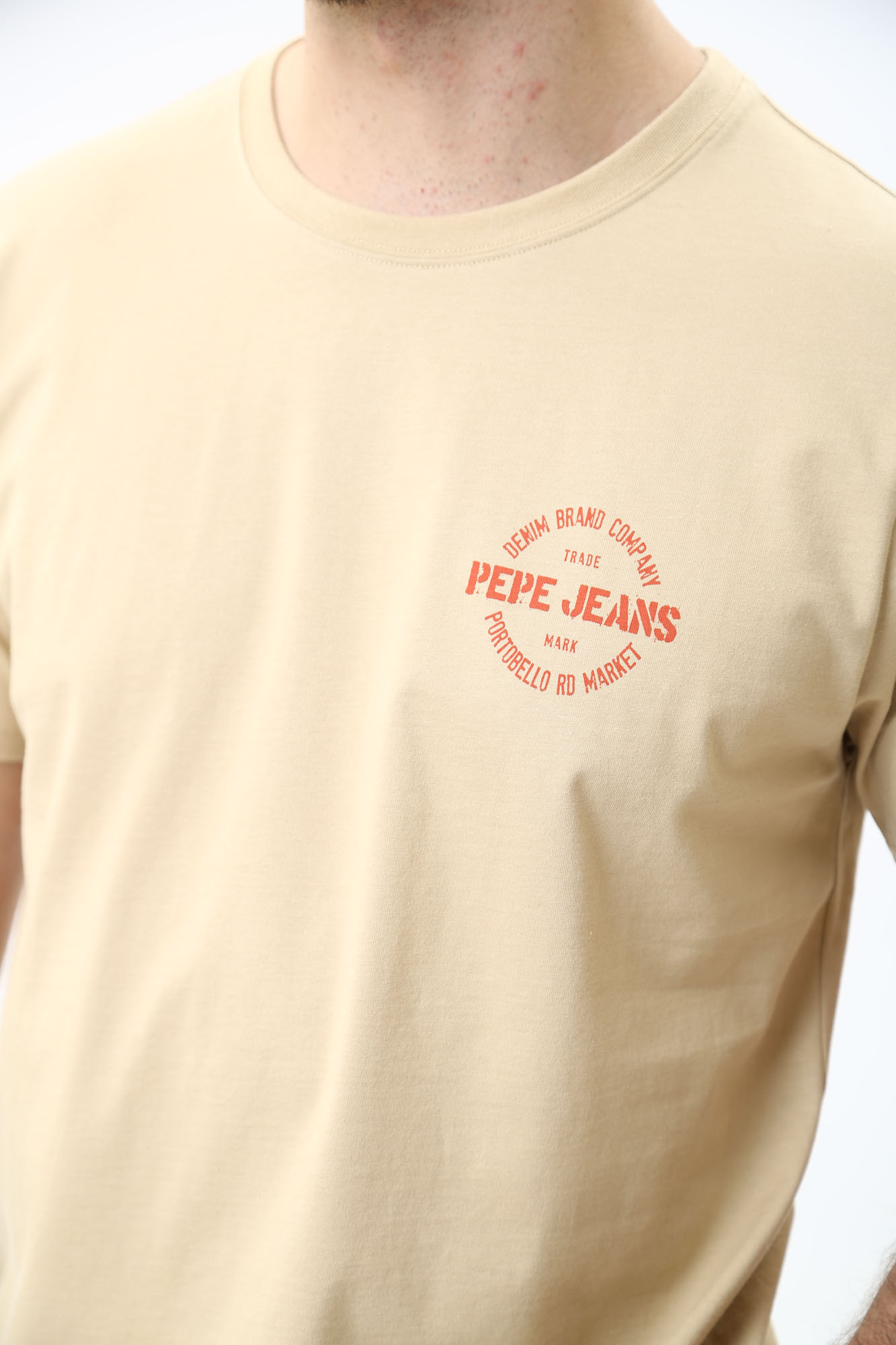 PM509210 Футболка Pepe Jeans Бежевый