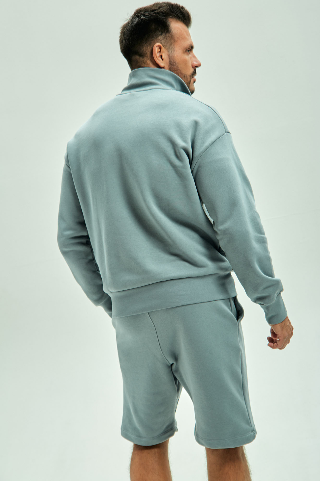 VM-ERK-20-048 Свитшот Van Mich Голубой