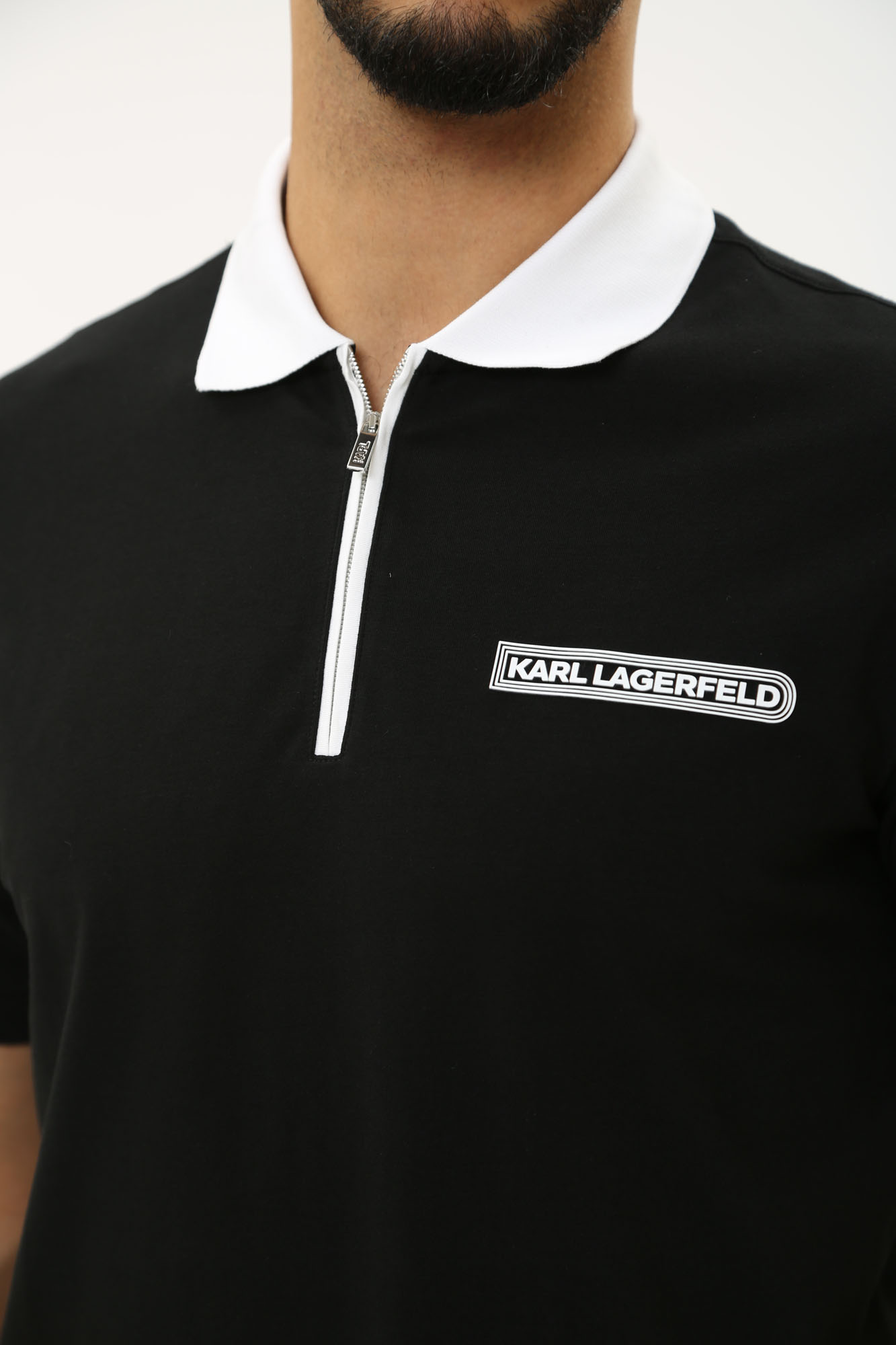 543221_74508 Поло Karl Lagerfeld Черный