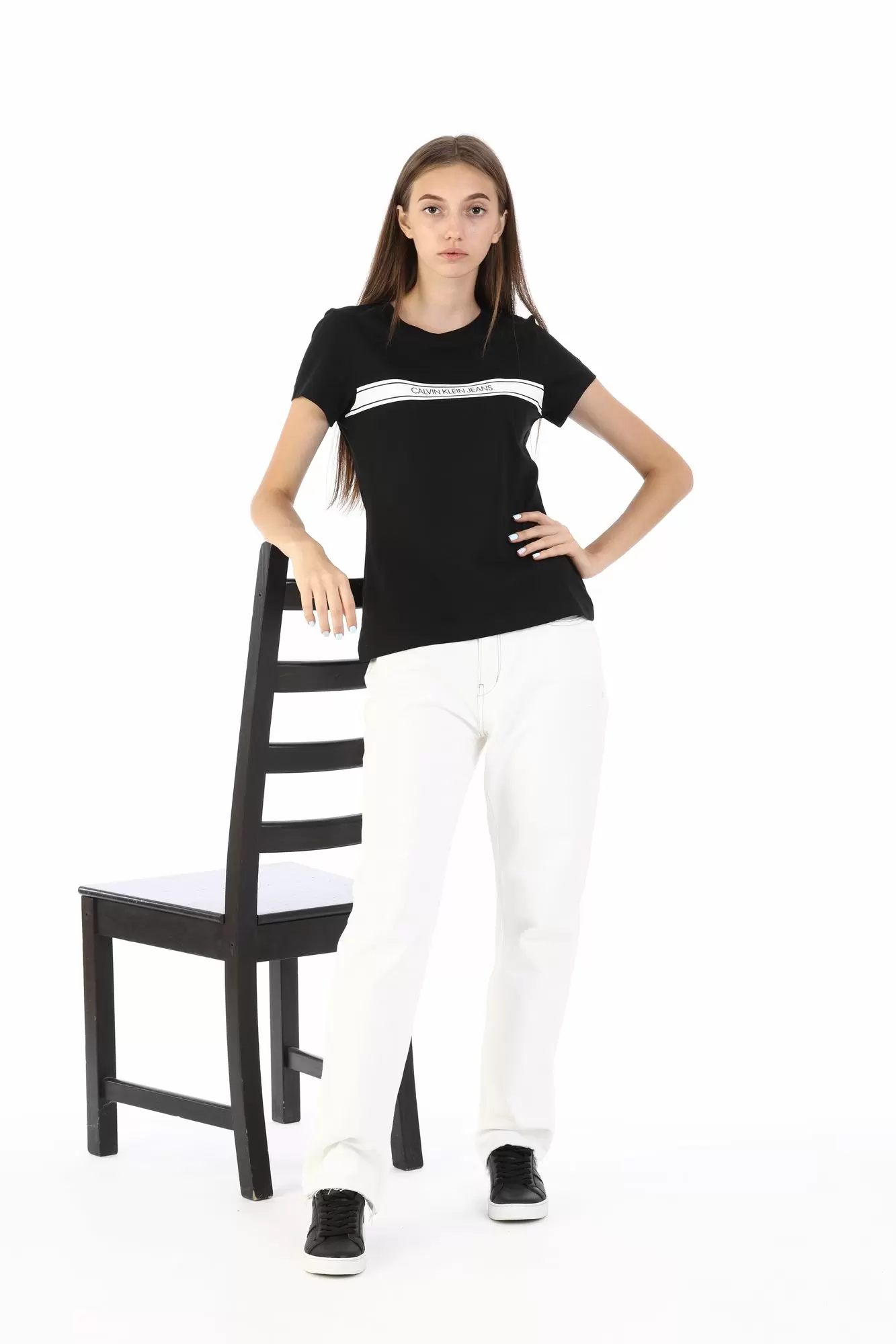 J20J206637 джинсы high rise straight ancle calvin klein jeans 