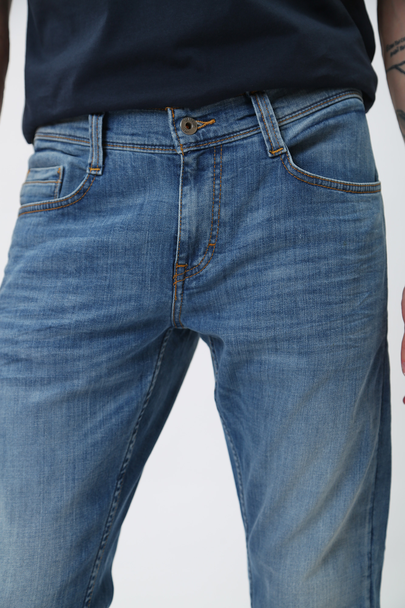 1010145-5000 Джинсы Oregon Tapered Mustang Синий