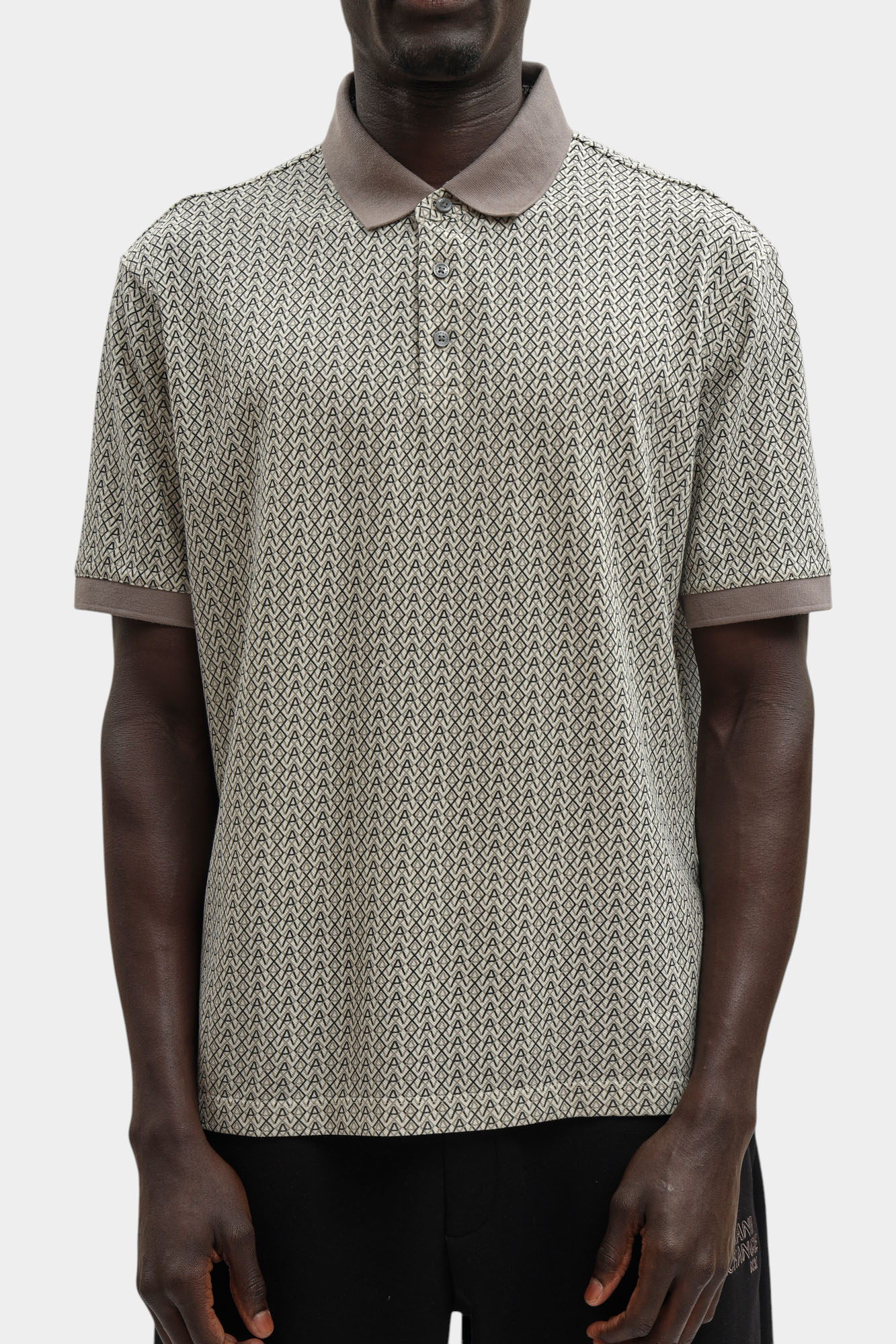 Поло Armani Exchange Бежевый