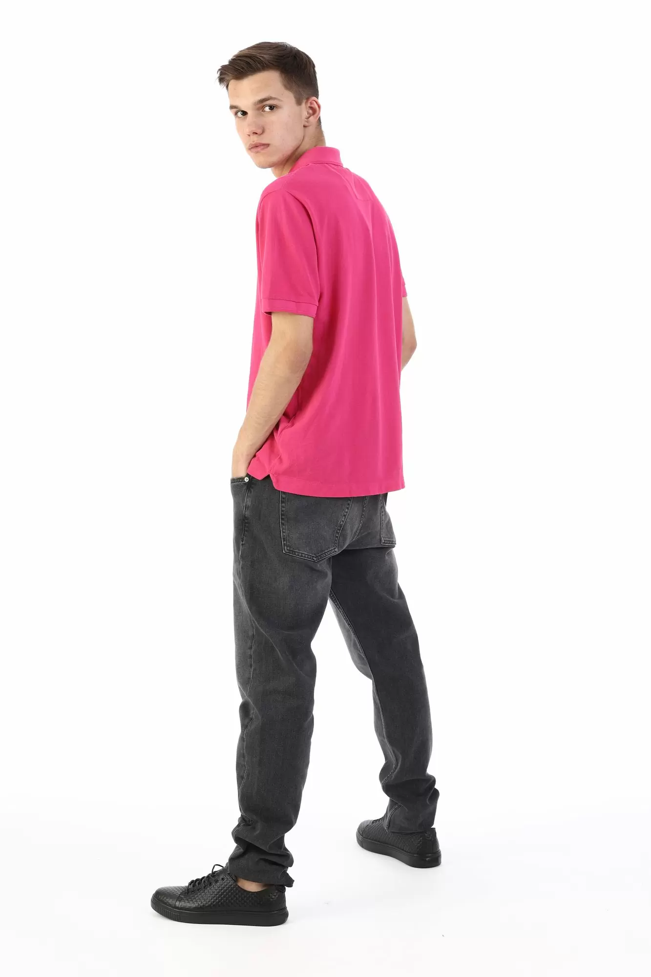 J30J306404_ Поло Calvin Klein Jeans Розовый