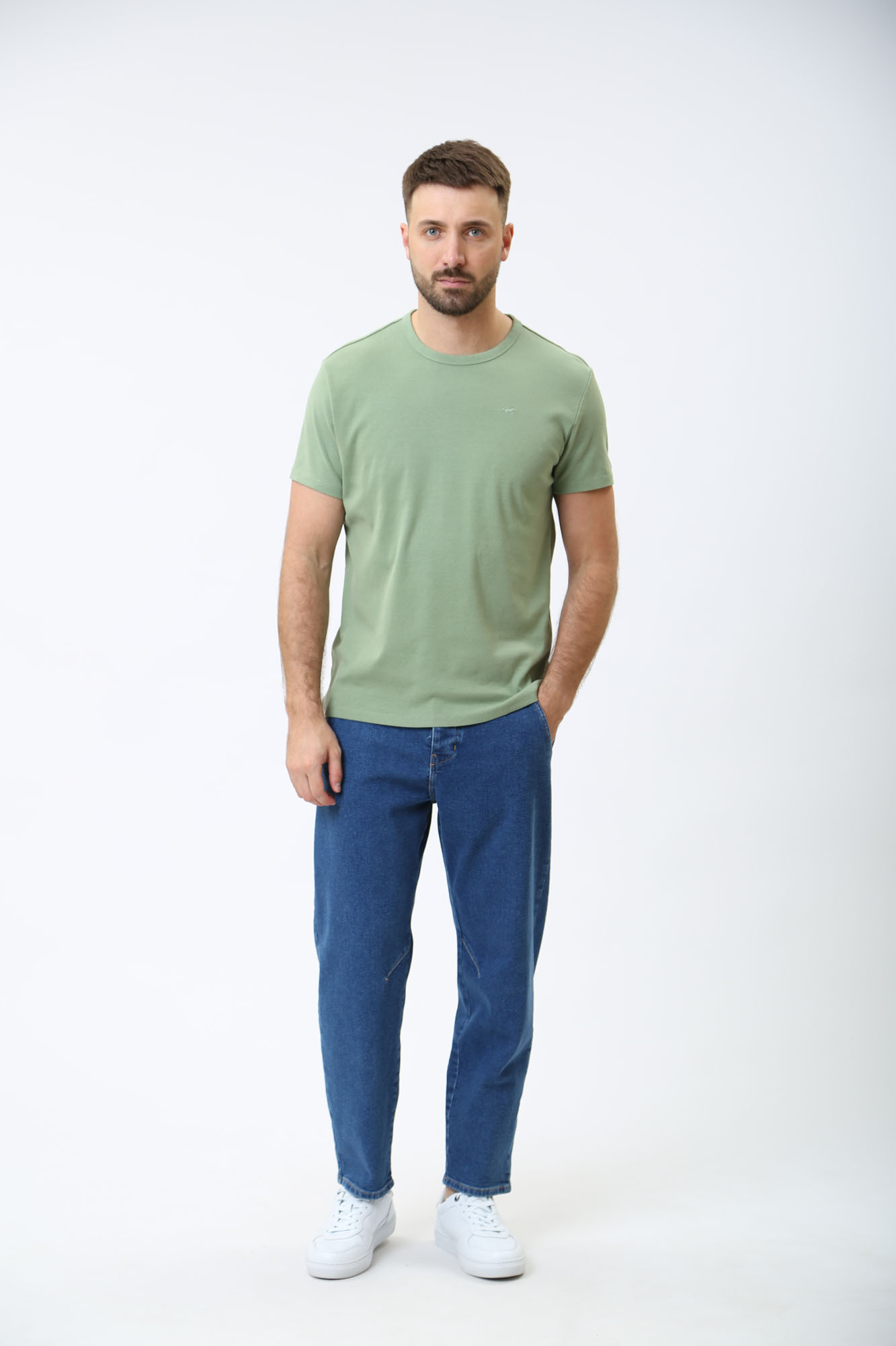 1014930 Футболка Mustang Зеленый