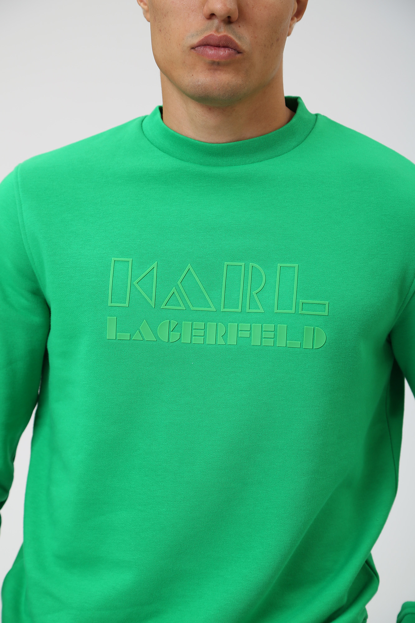 533910_705060 Свитшот Karl Lagerfeld Зеленый