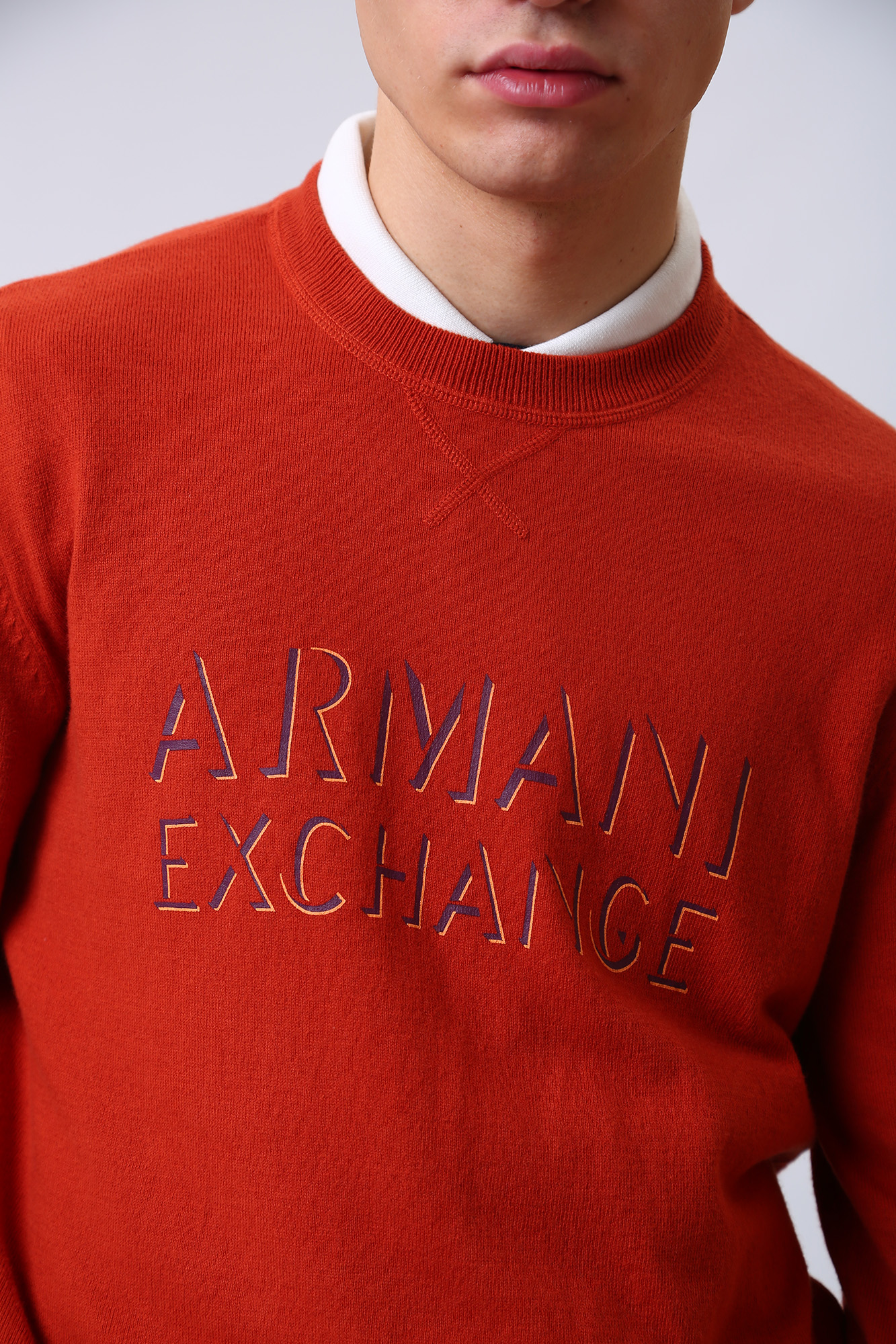 6LZM1T_ZM1AZ Джемпер Armani Exchange Коричневый