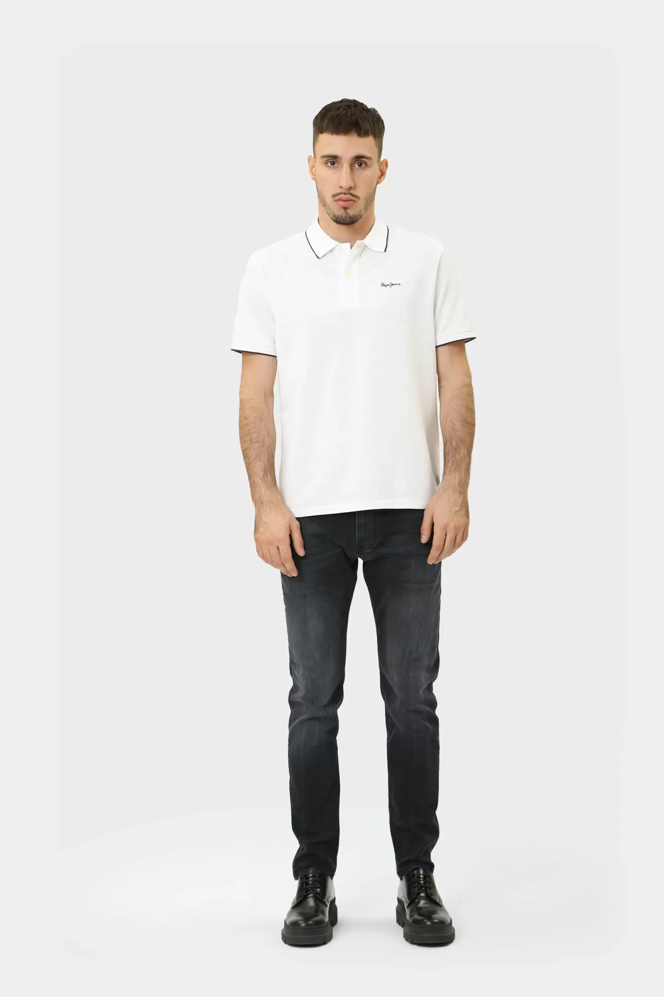 PM542101 Поло Pepe Jeans Белый