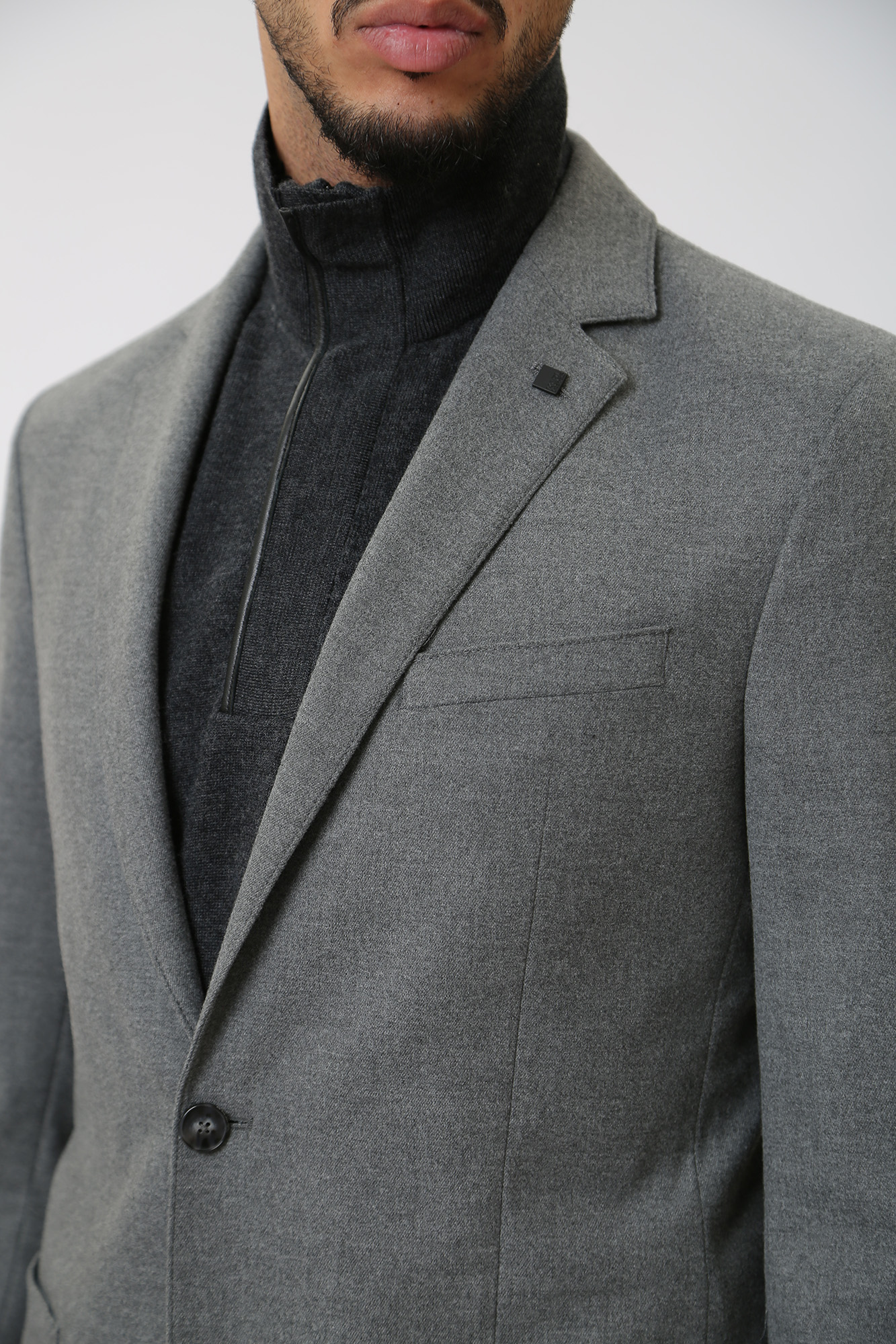 534026_155280 Пиджак Karl Lagerfeld Серый