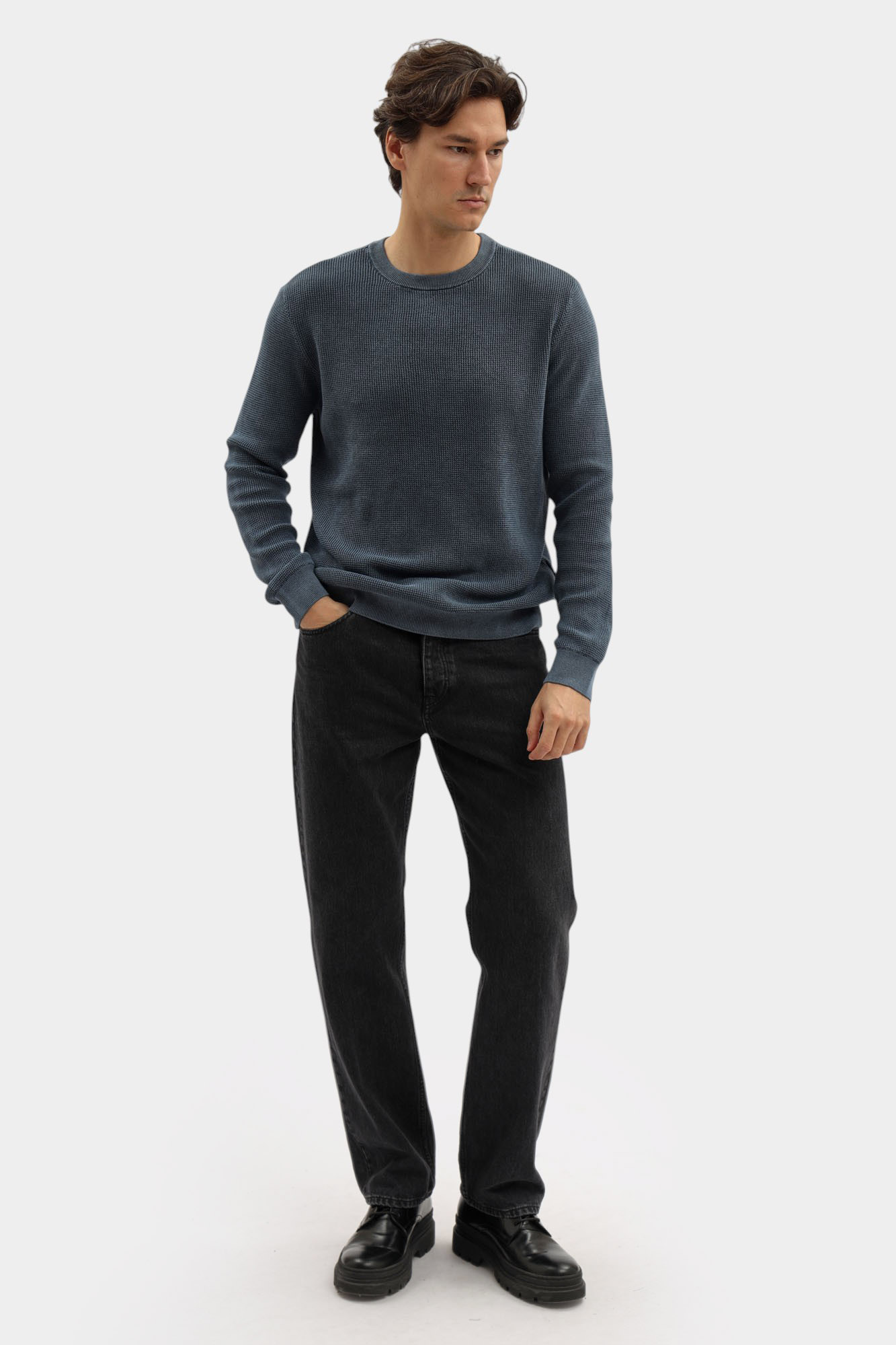 1016849 Джемпер Mustang Синий