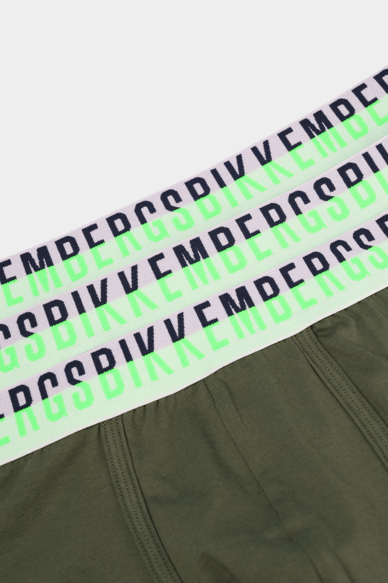 BKK52UTR27TR Трусы 3 шт. Bikkembergs Зеленый