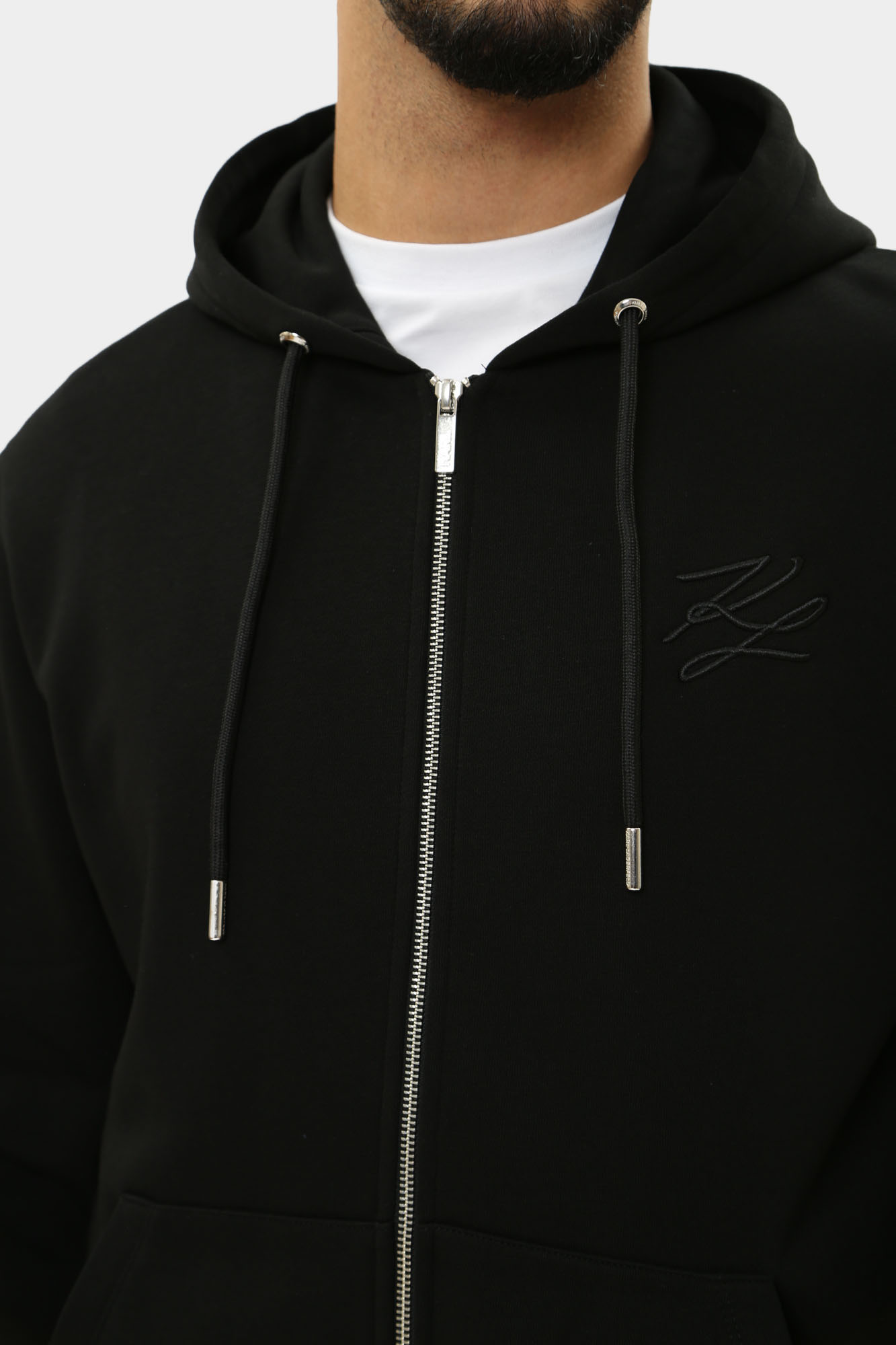 543910_70540 Толстовка с капюшоном Karl Lagerfeld Черный