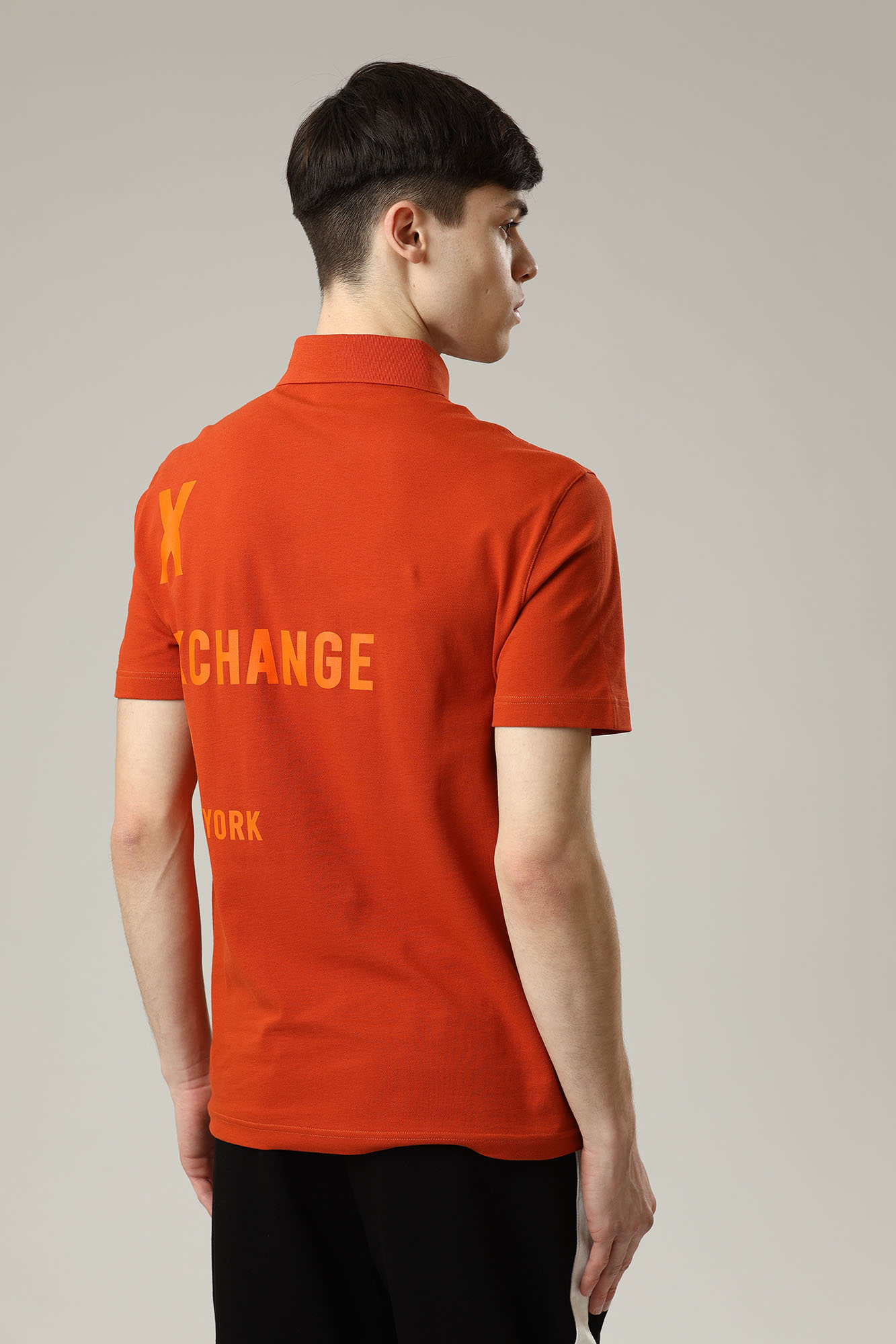3LZFBA_ZJ8NZ Поло Armani Exchange Оранжевый
