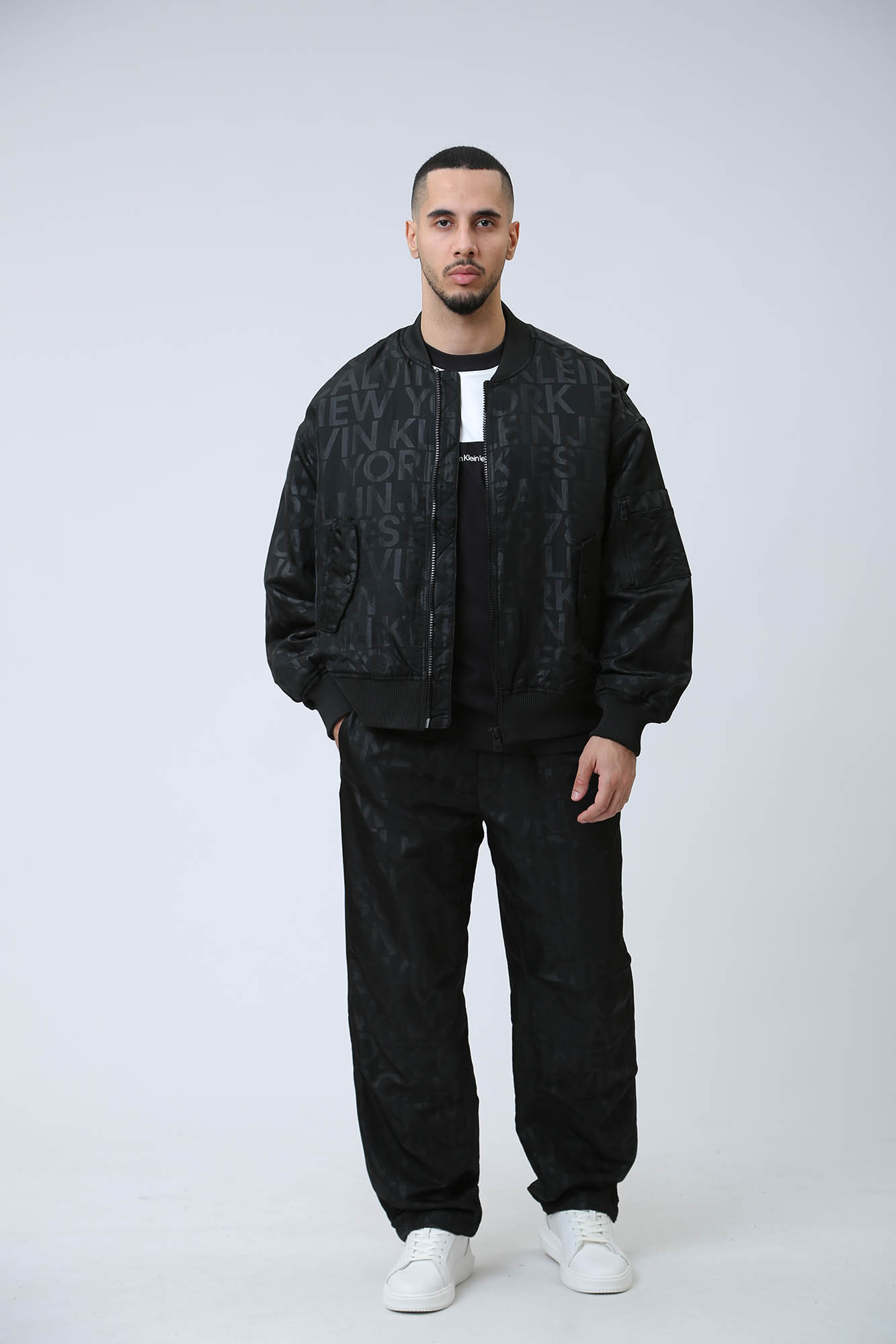 Бомбер Calvin Klein Jeans Черный