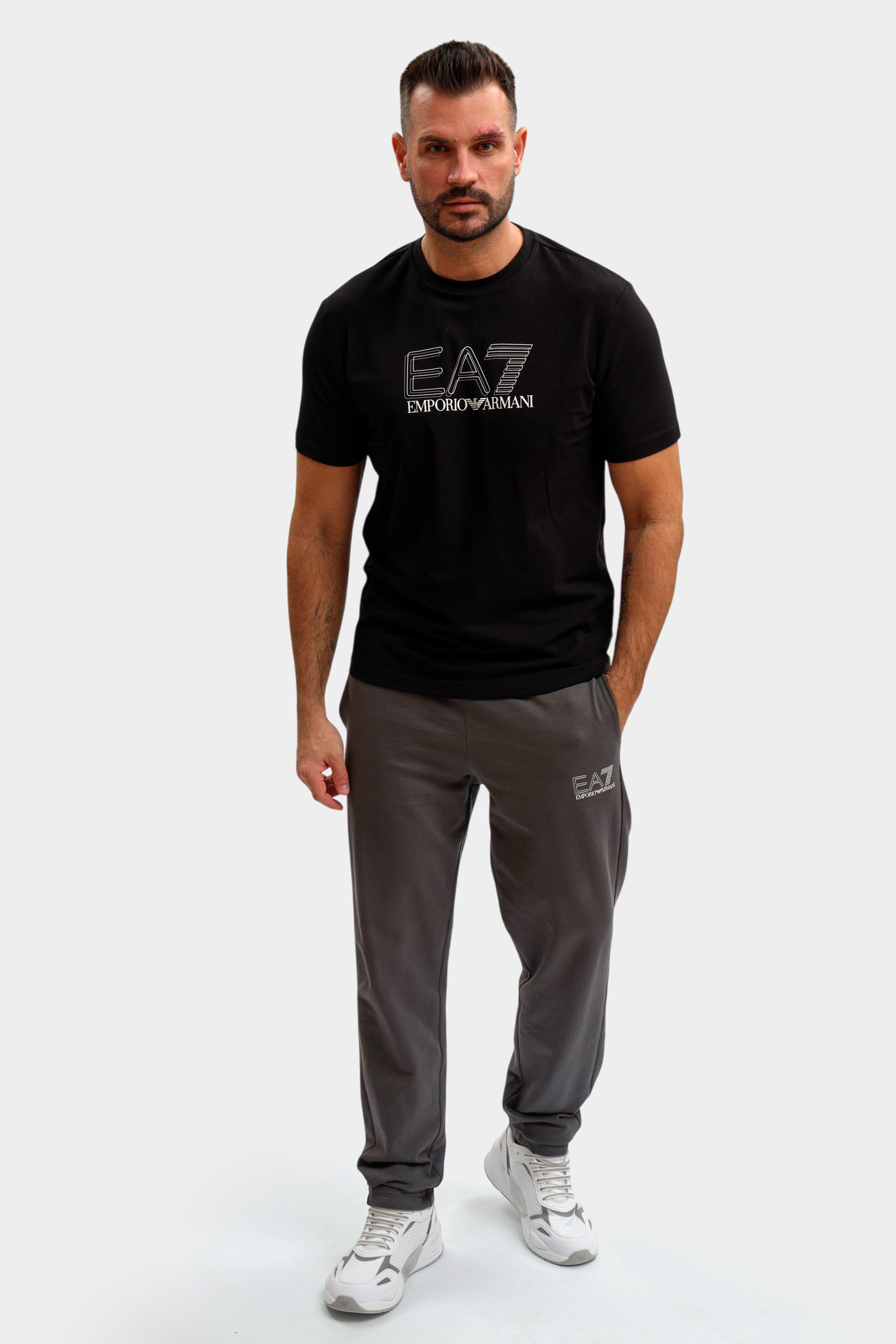 7M001308_AF10373 Футболка EA7 Черный