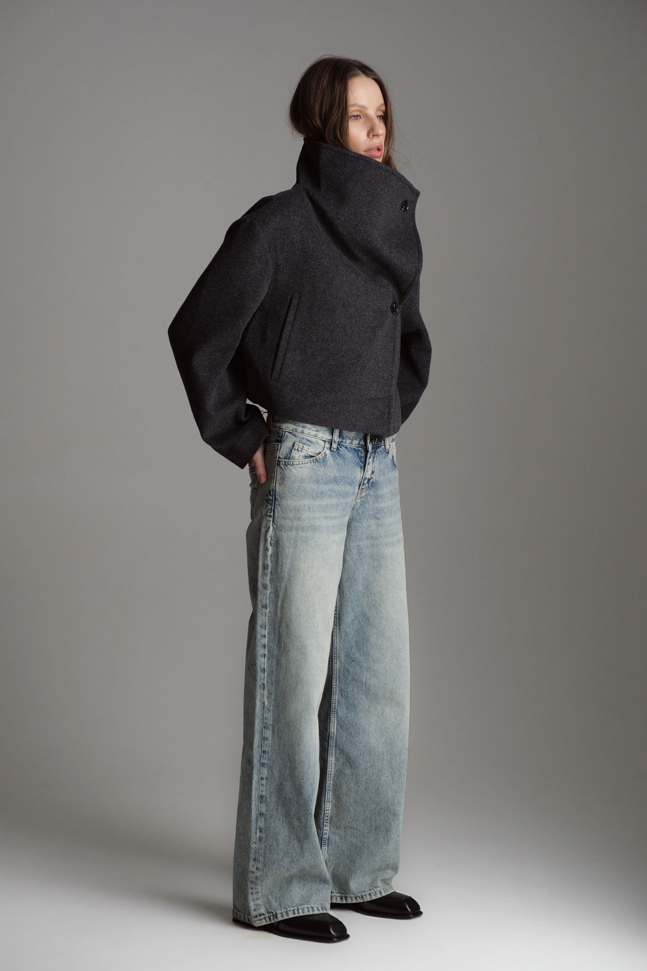 W-242-TO-56-4874 джинсы широкие the hills