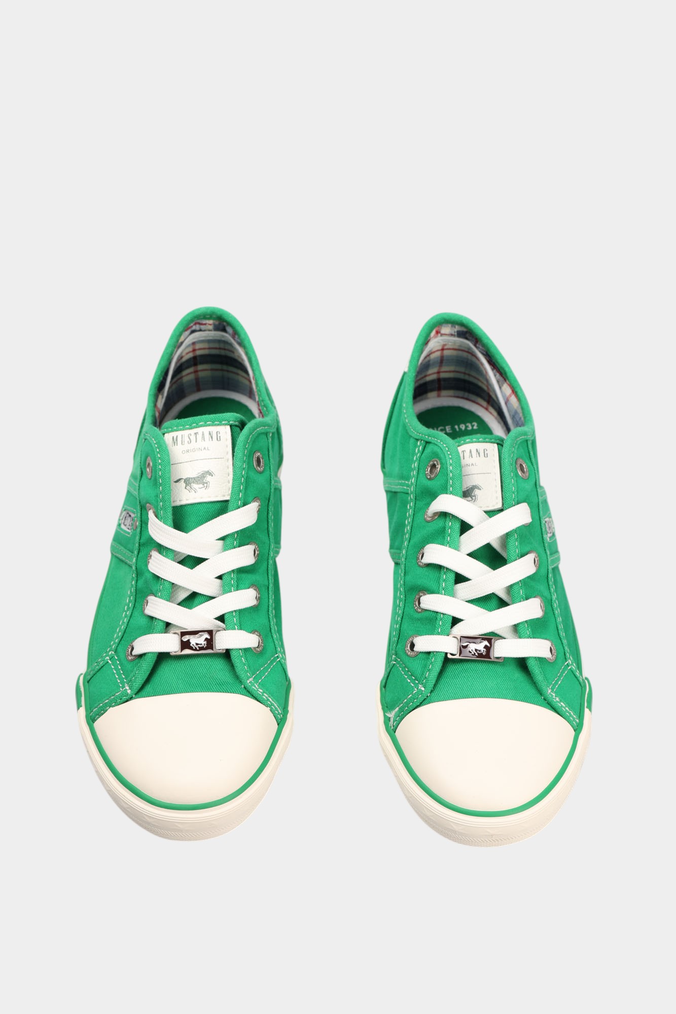 1099-310 Кеды Mustang Зеленый