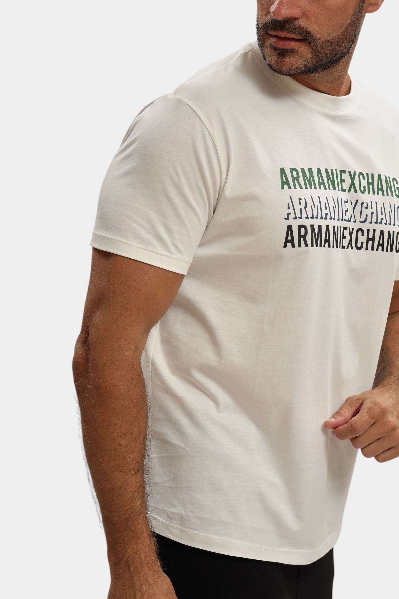 XM001444_AF10358 Футболка Armani Exchange Белый