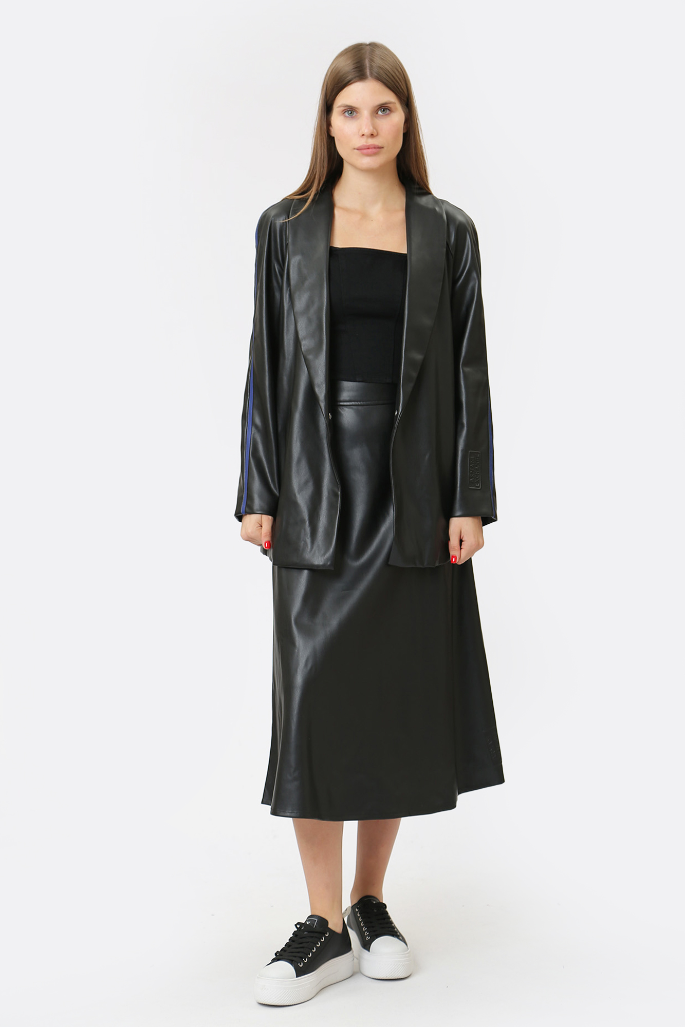 6RYN32_YN8PZ юбка кожаная armani exchange 