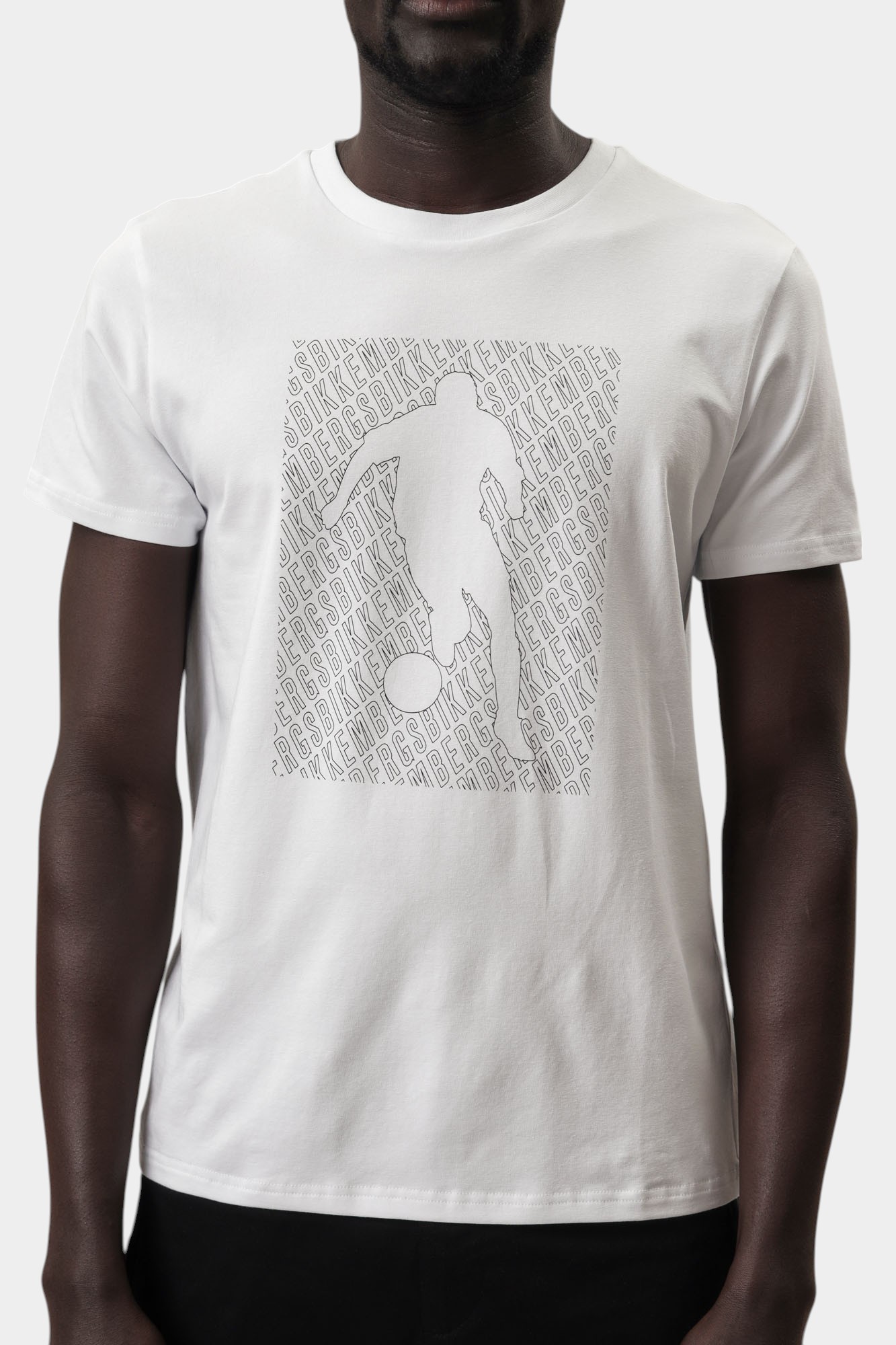 BMT0901 Футболка Bikkembergs Белый