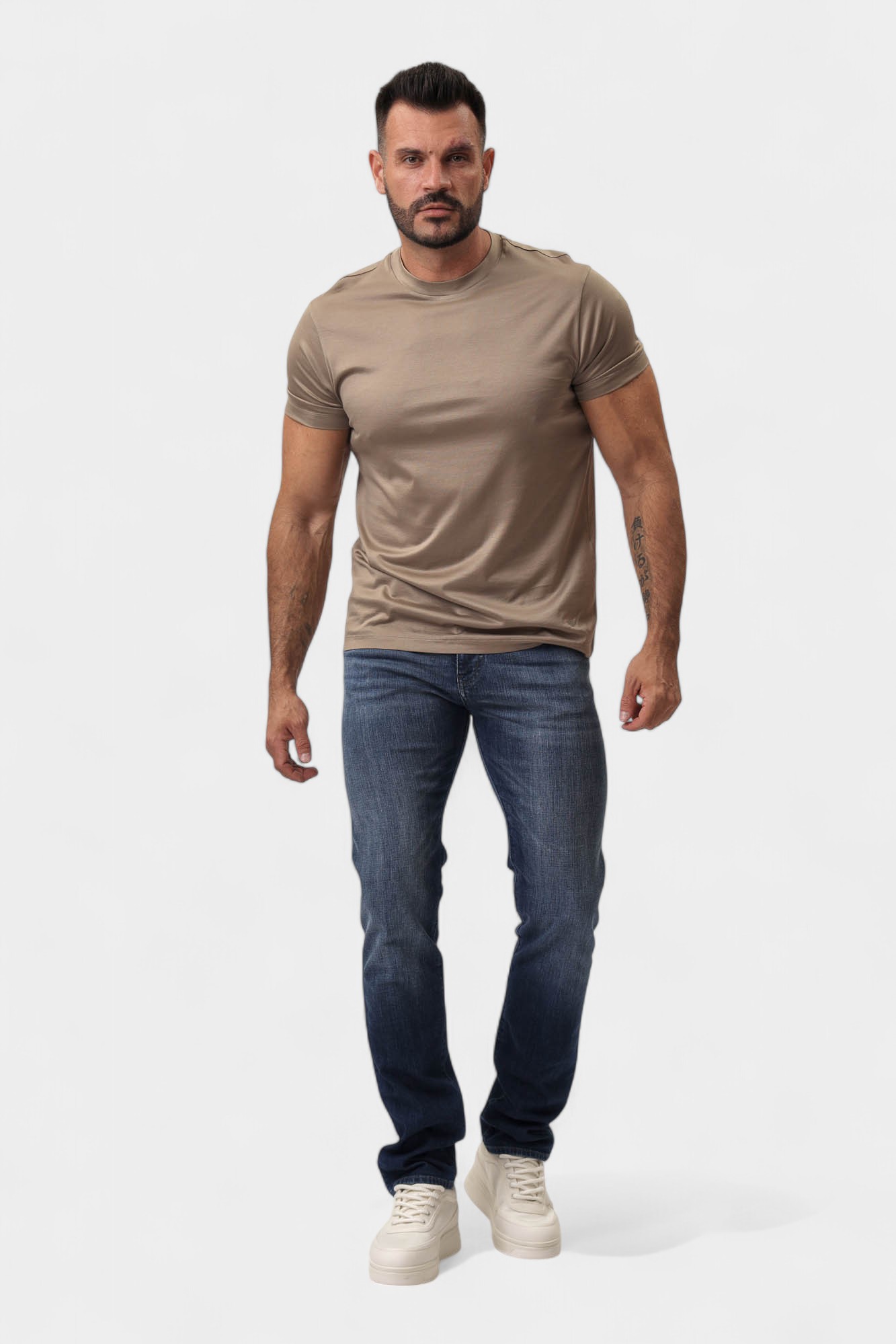 8N1TE8_1JUVZ Футболка Emporio Armani Бежевый