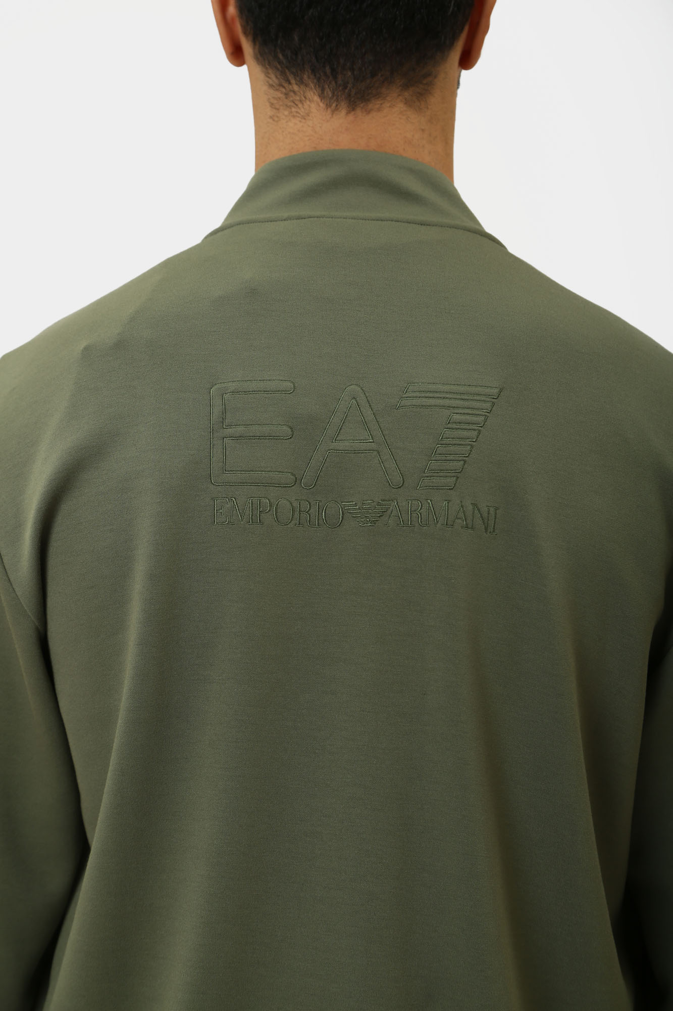 6DPM83_PJZKZ_1846 Толстовка EA7 Зеленый