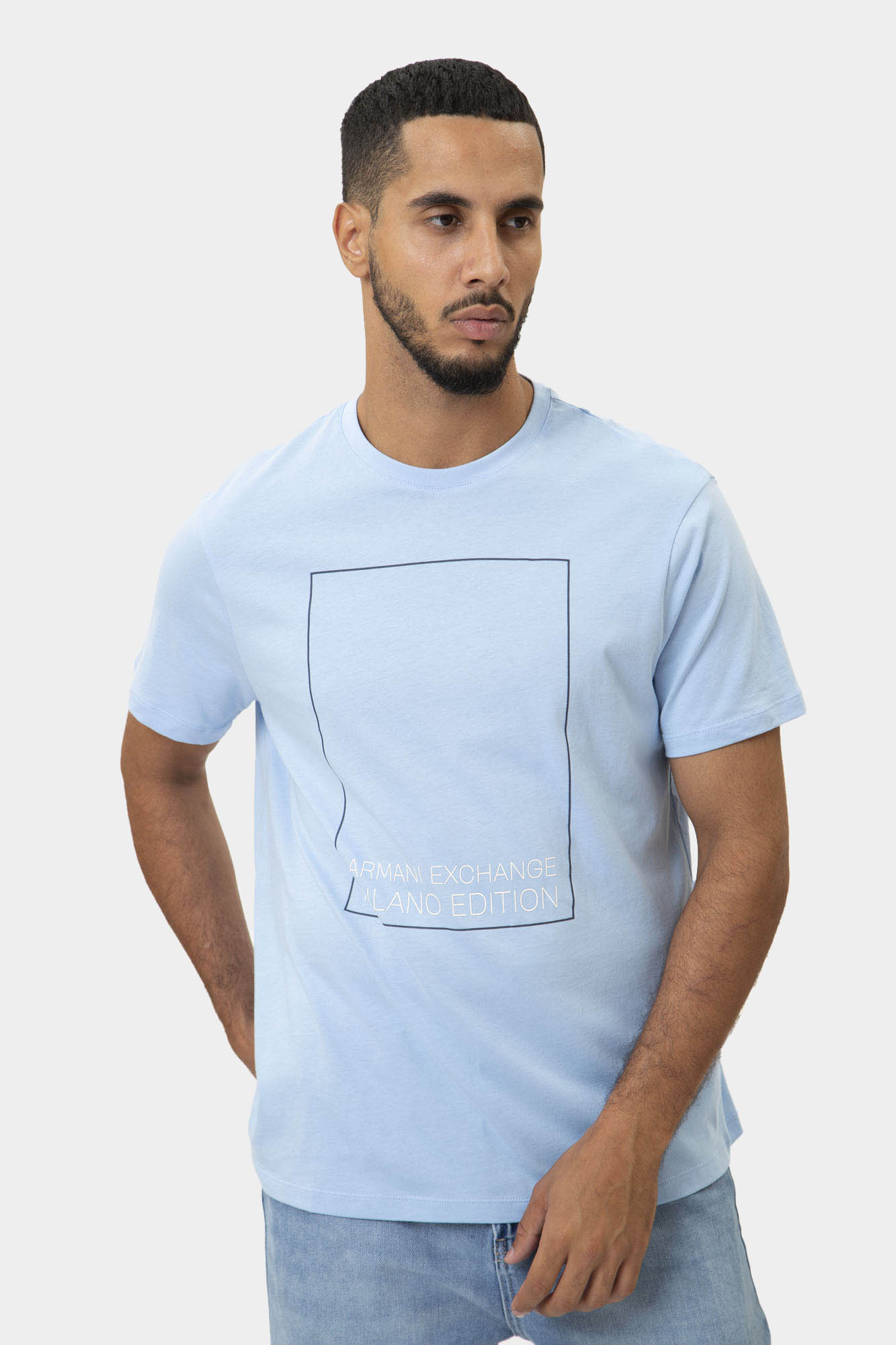 3DZTHB_ZJ8EZ_15DF Футболка Armani Exchange Голубой