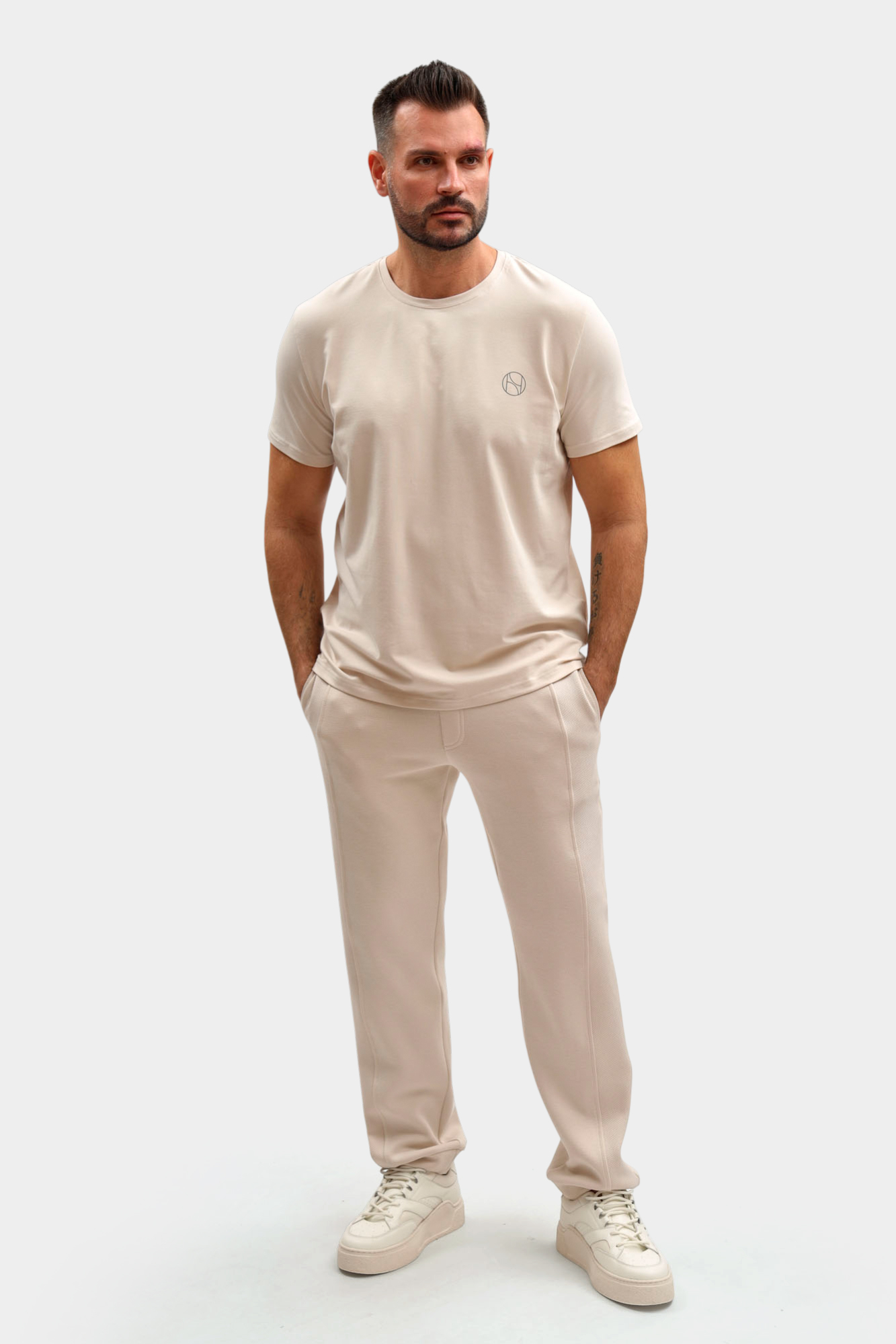 M-261-P-22-1406 Футболка The Hills Бежевый