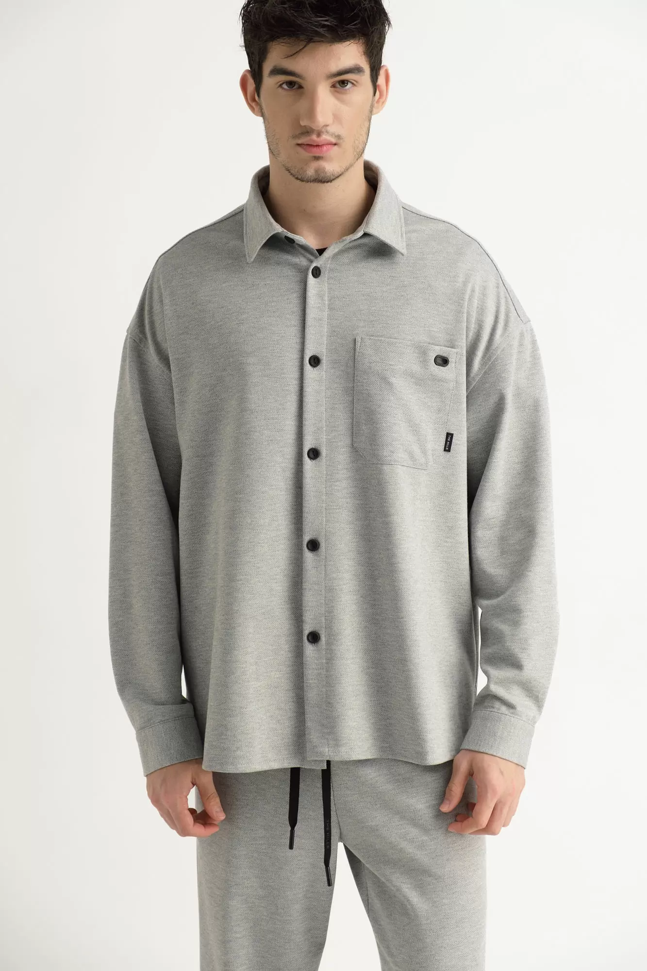 M-242-TH-56-0055 Рубашка с длинным рукавом The Hills Серый