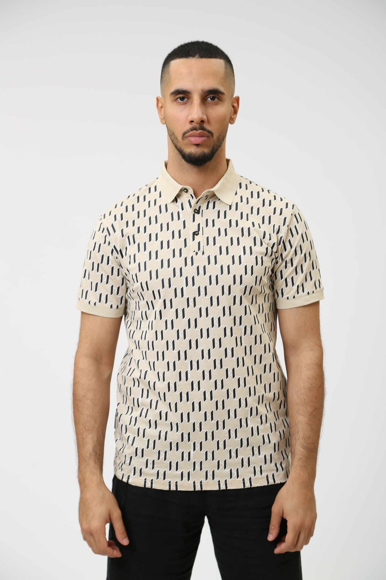 542251_745070 Поло Karl Lagerfeld Бежевый