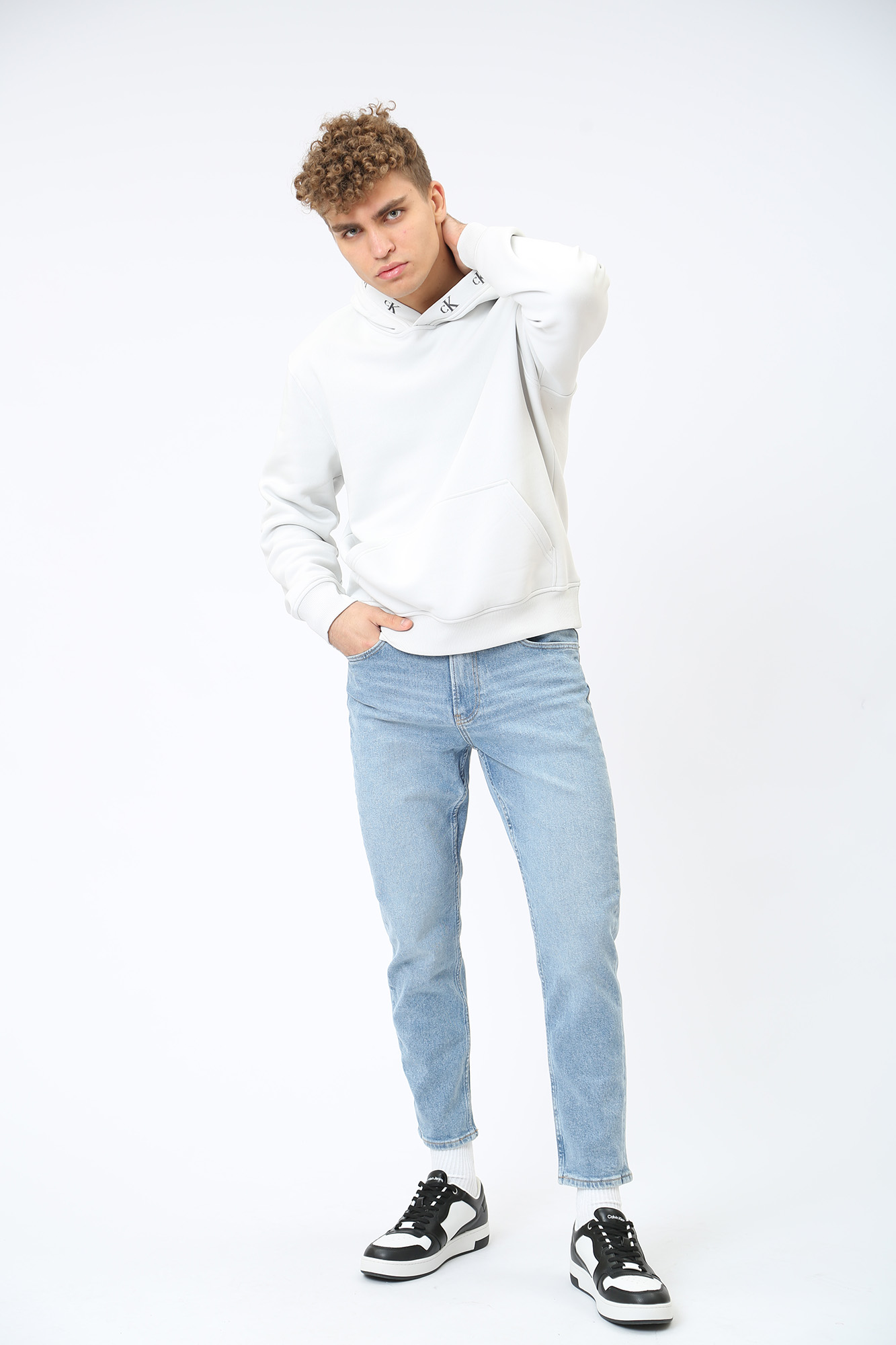 J30J321883 Худи Calvin Klein Jeans Серый