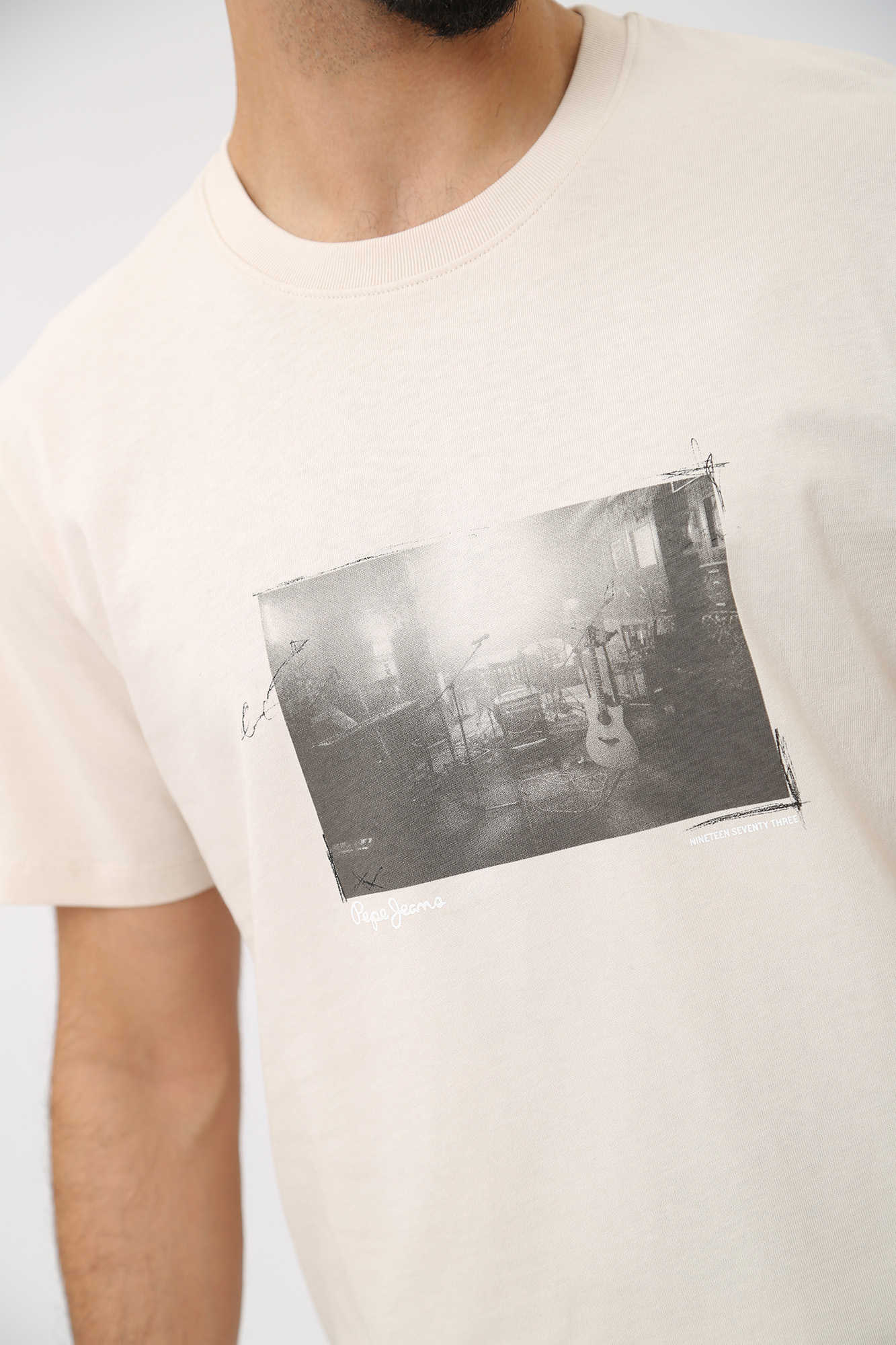 PM509221 Футболка Pepe Jeans Бежевый