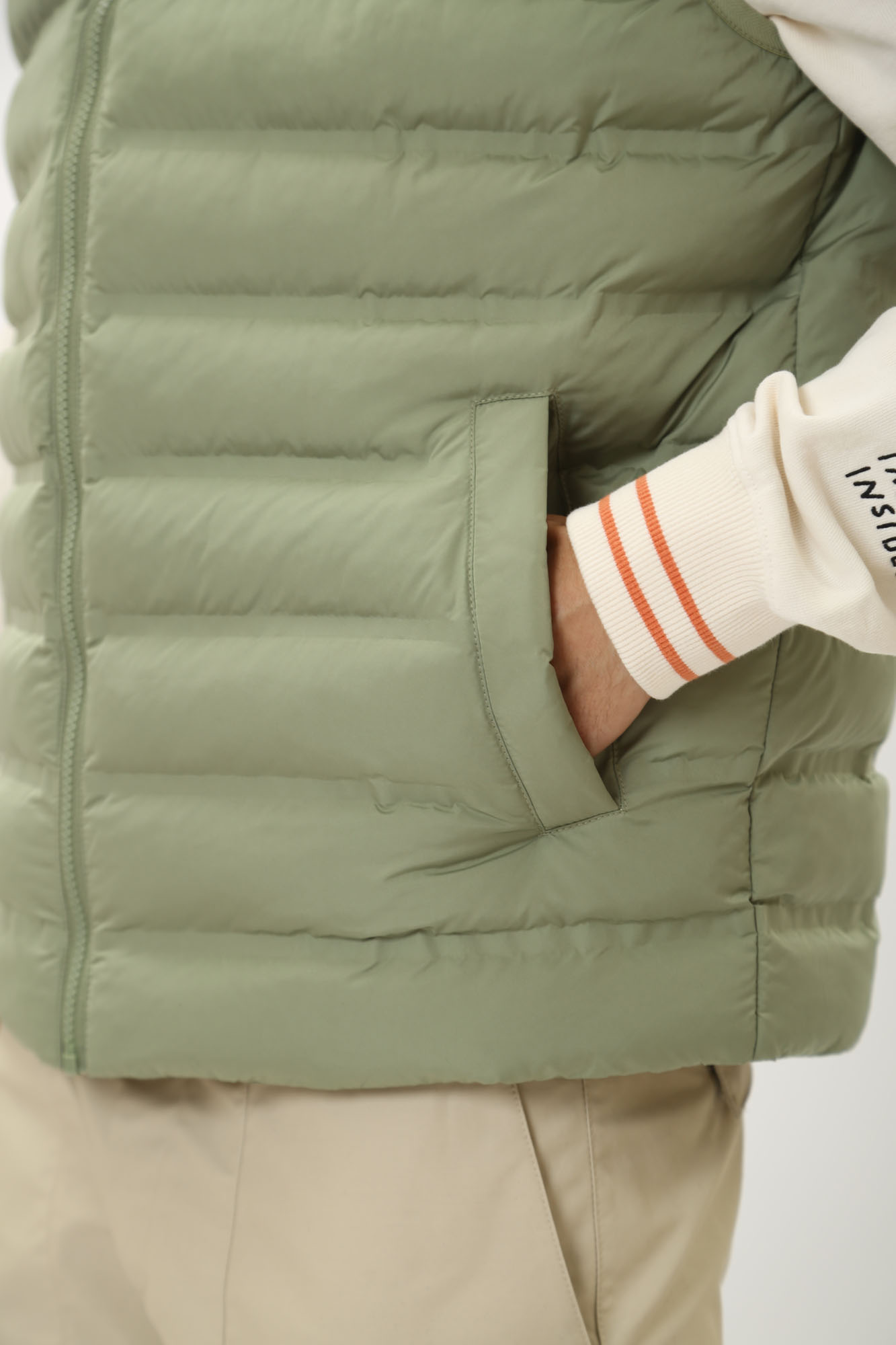 1015601 Жилет утепленный Mustang Зеленый